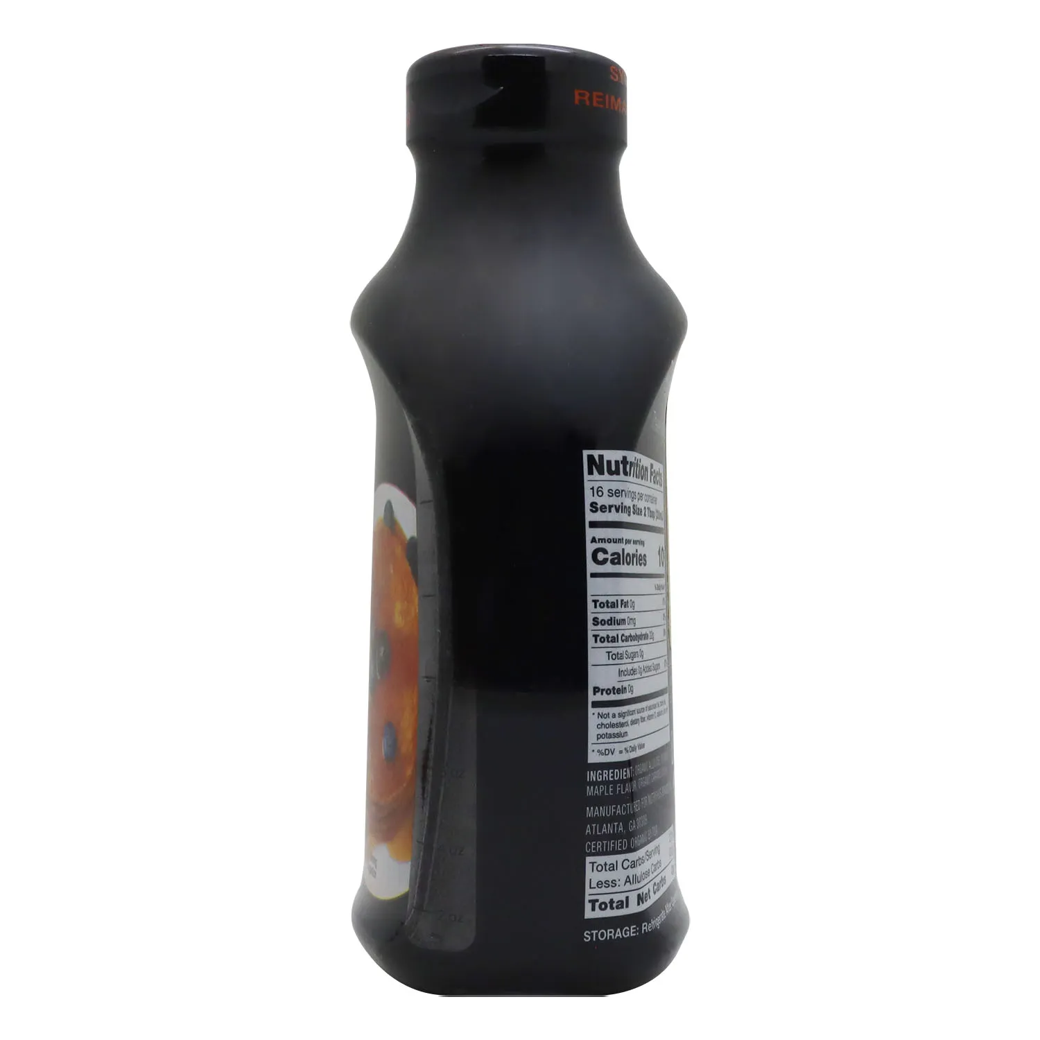 Sirope Pancake Maple Organico Endulzado Alulosa Rxsugar Envase 473 Ml