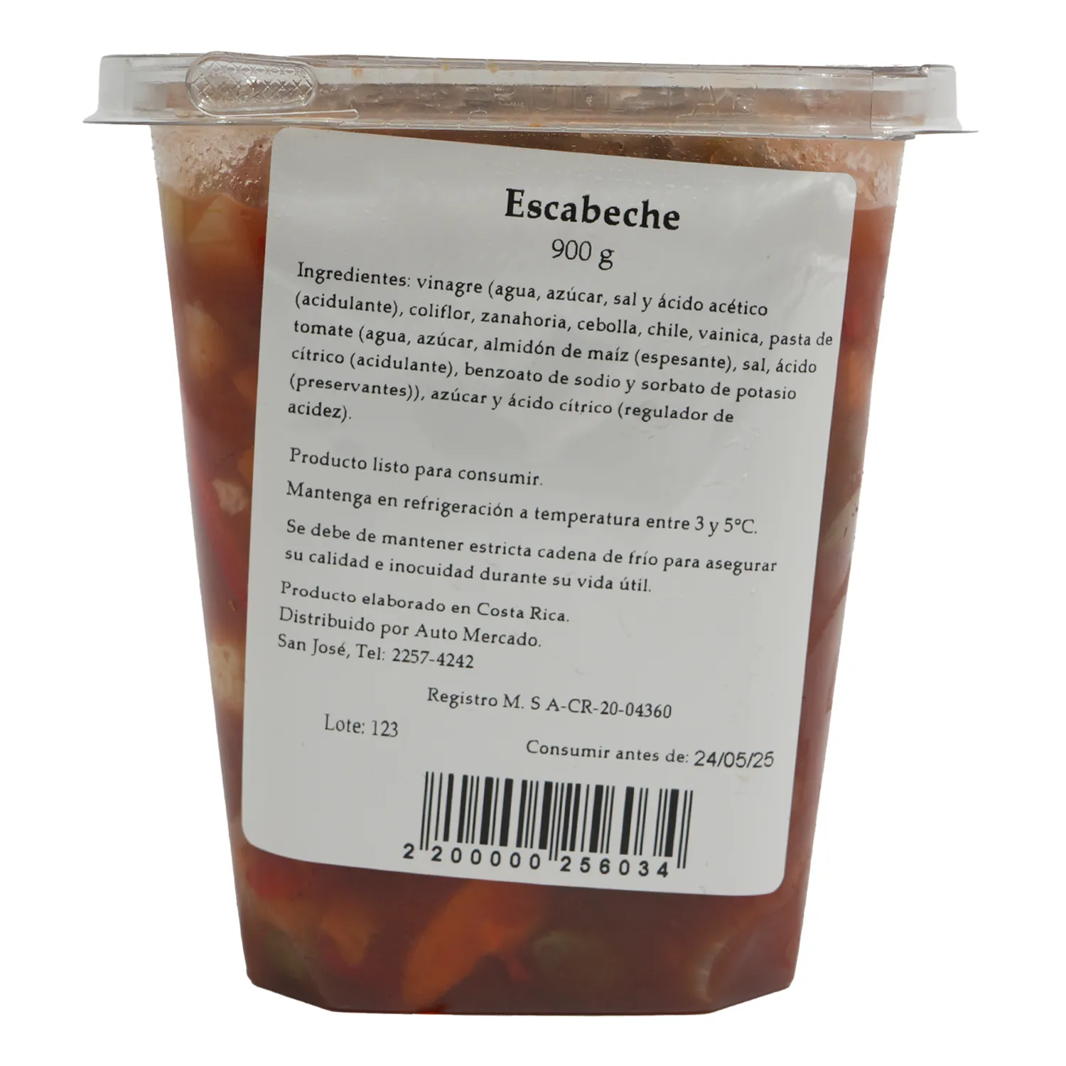 Encurtido Festivo Auto Mercado Bandeja 900 G