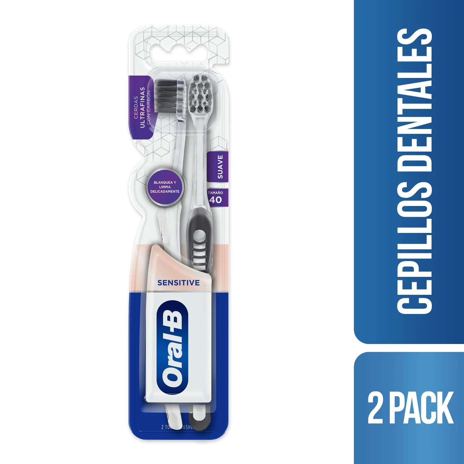 Cepillo Dental Clasico Purificacion Oral B Paquete 2 Unid