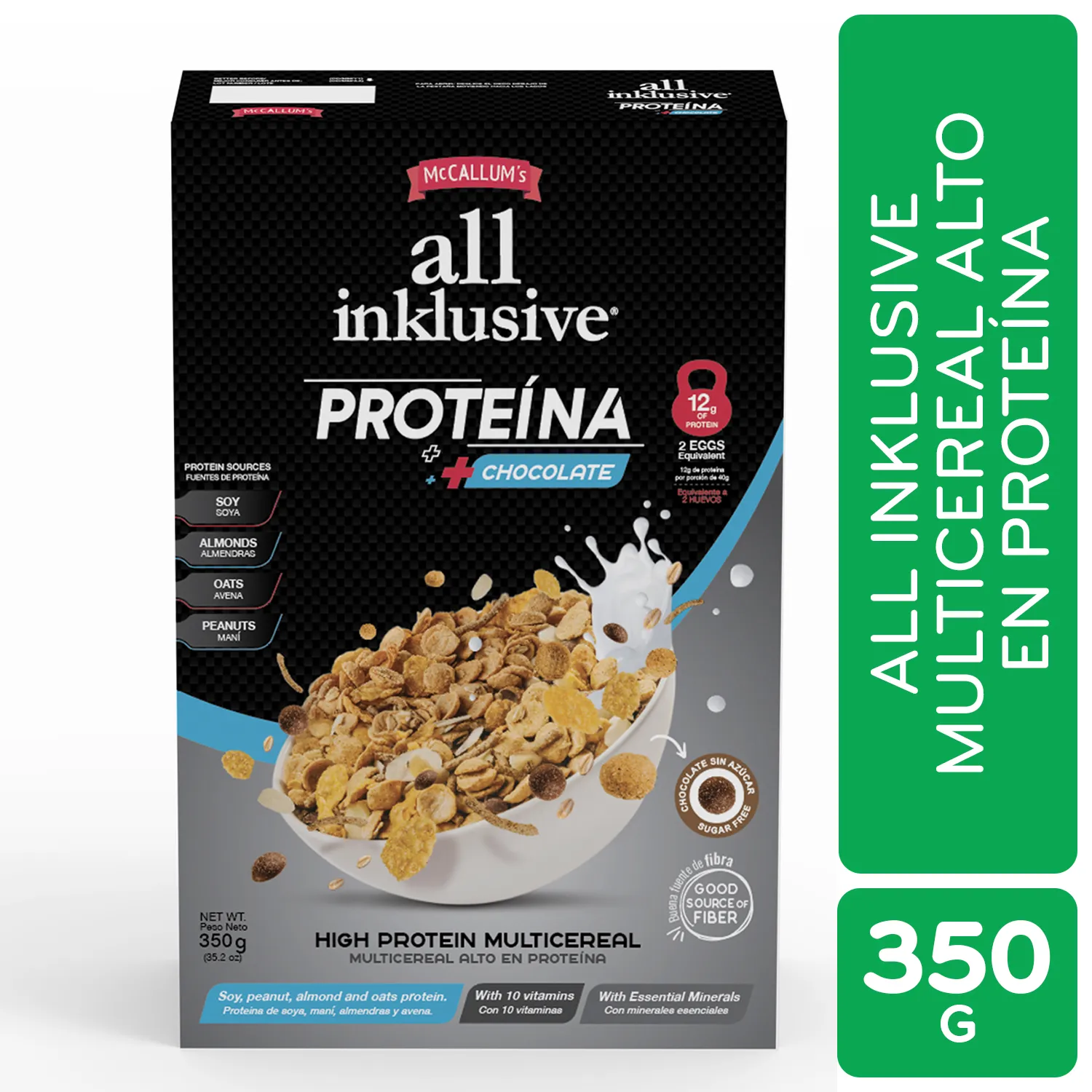 Cereal All Inklusive Proteina   Mc Callum Caja 350 Kg