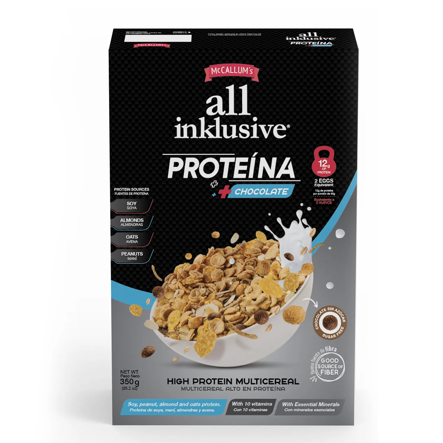 Cereal All Inklusive Proteina   Mc Callum Caja 350 Kg