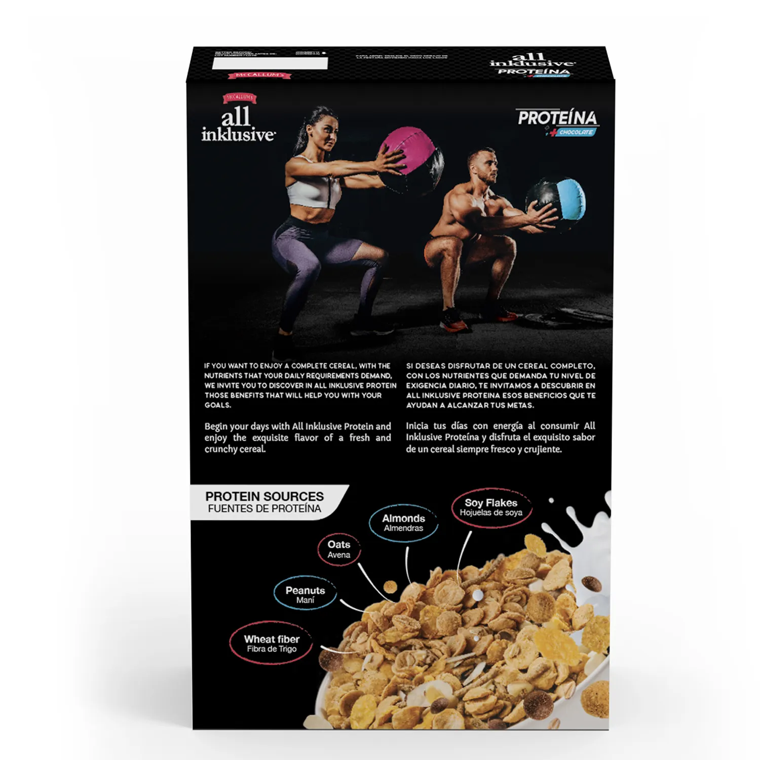 Cereal All Inklusive Proteina   Mc Callum Caja 350 Kg