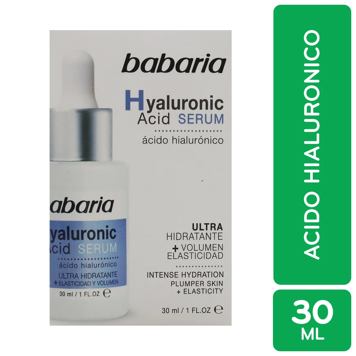 Suero Acido Hialuronico Hidratacion Y Elasticidad Babaria Caja 30 Ml