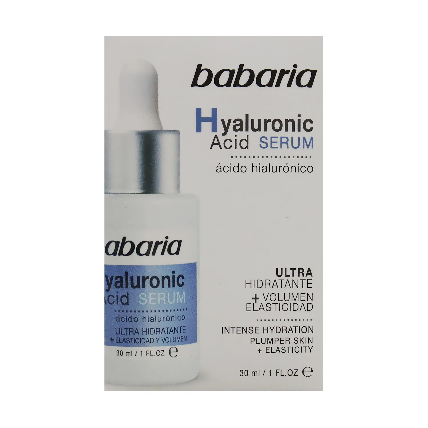 Suero Acido Hialuronico Hidratacion Y Elasticidad Babaria Caja 30 Ml