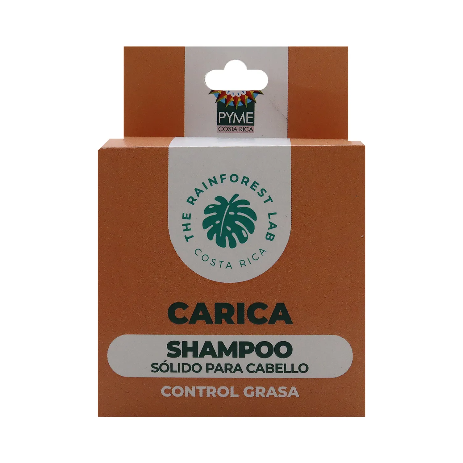 Shampoo Natural Carica Control Grasa The Rainforest Lab Caja 60 G