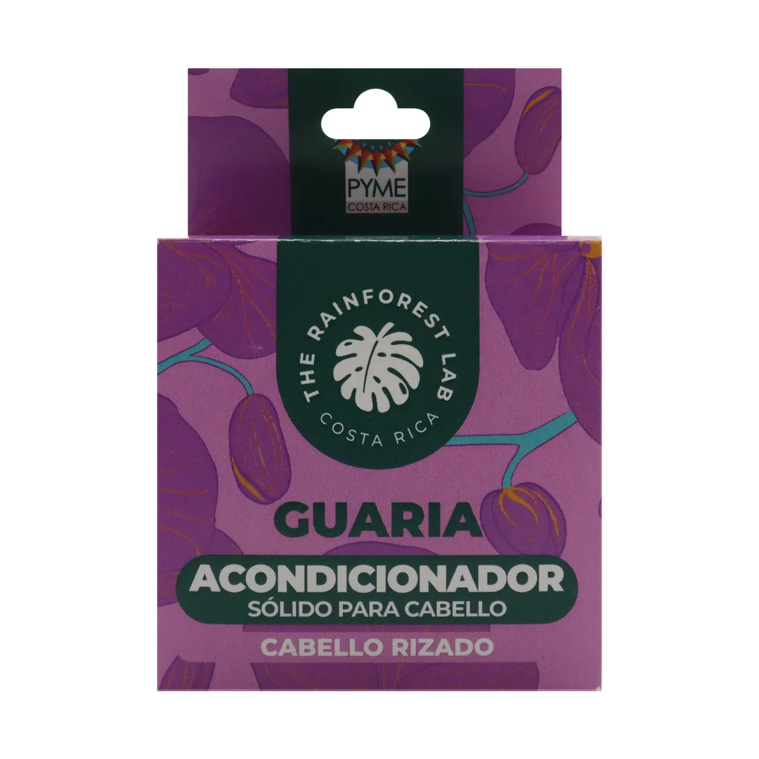 Acondicionador Natural Guaria Cabello Rizado The Rainforest Lab Caja 60 G