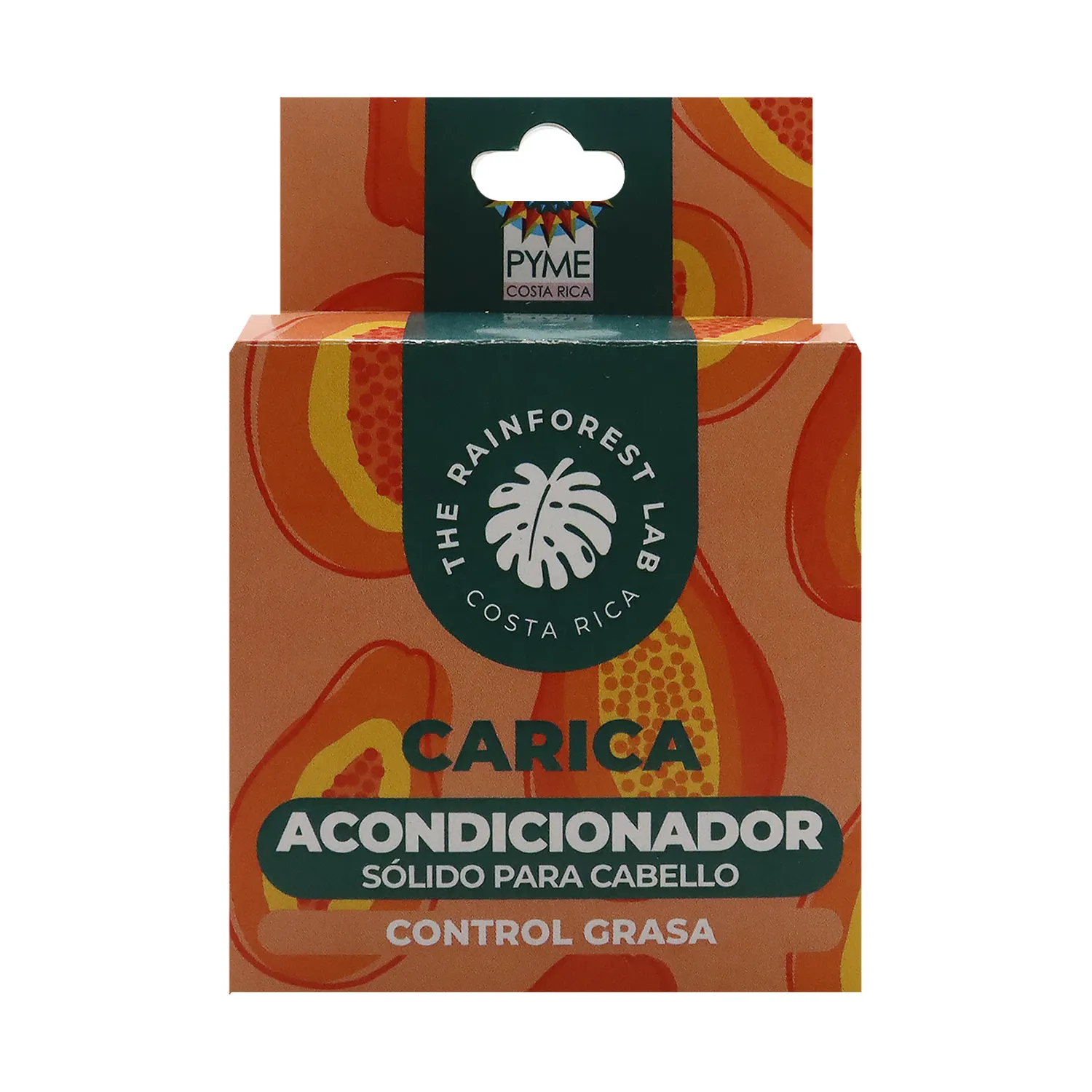 Acondicionador Natural Carica Control Grasa The Rainforest Lab Caja 60 G