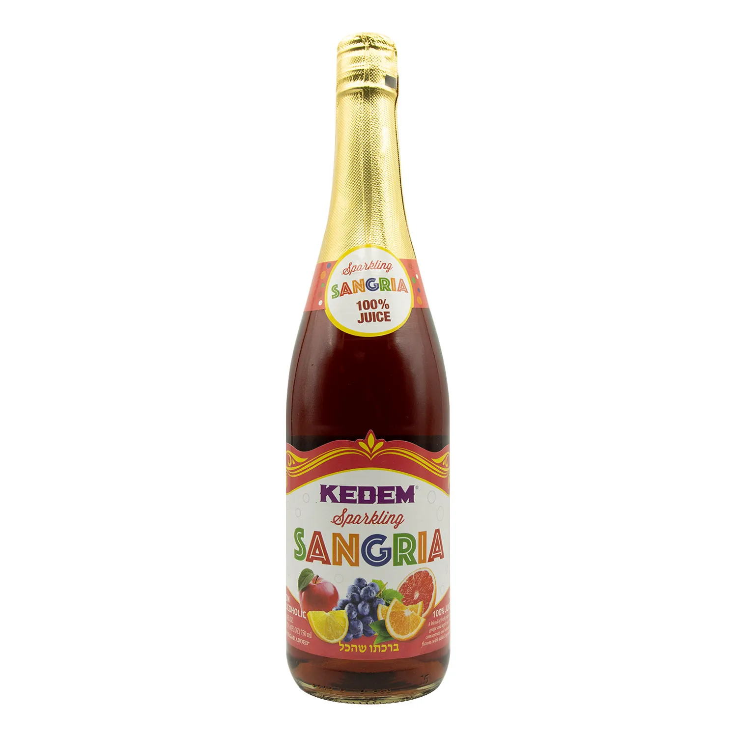 Sangria Sin Alcohol 100% Jugo De Frutas Kedem