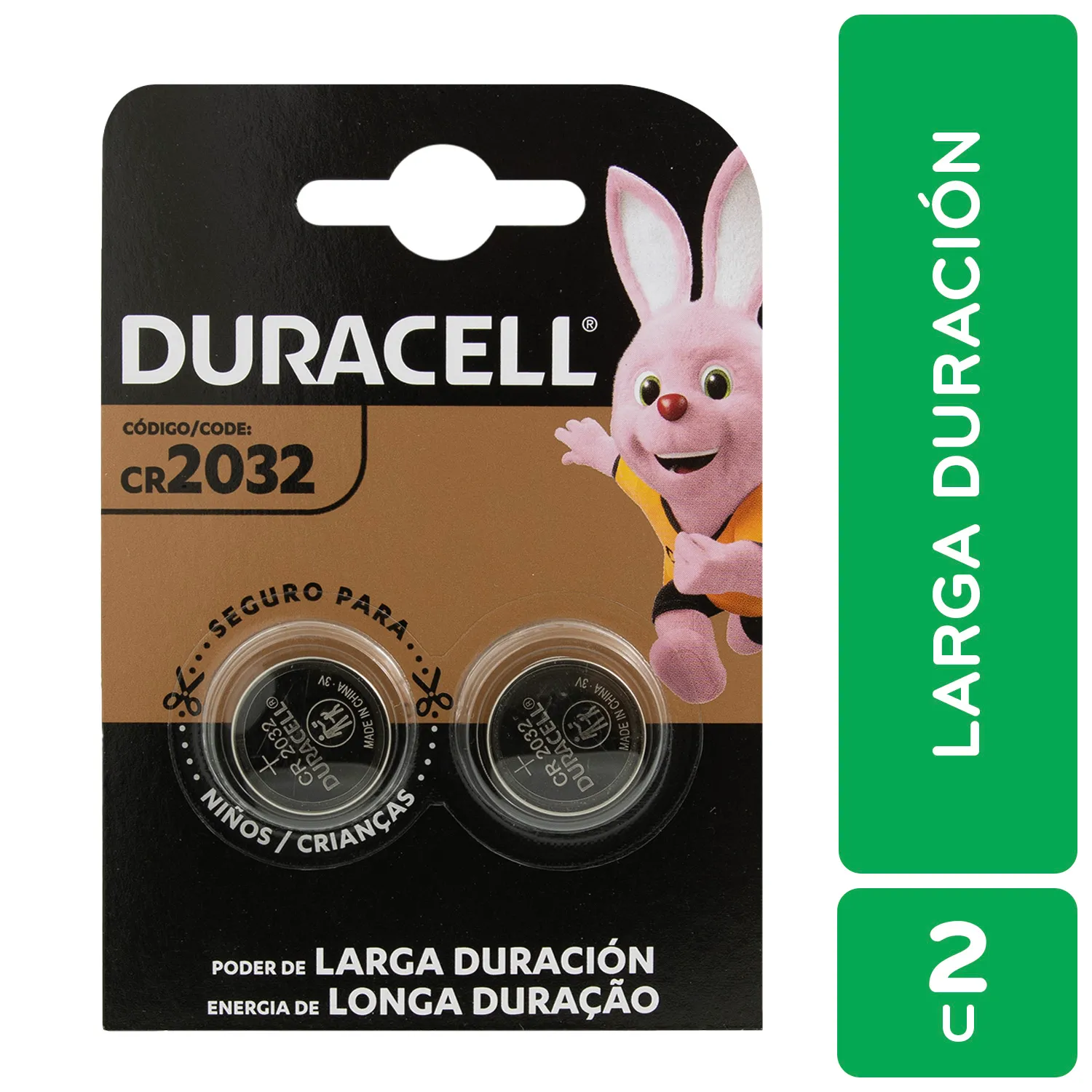 Bateria Tipo Pastilla 3v Duracell Blister 2 Unidad