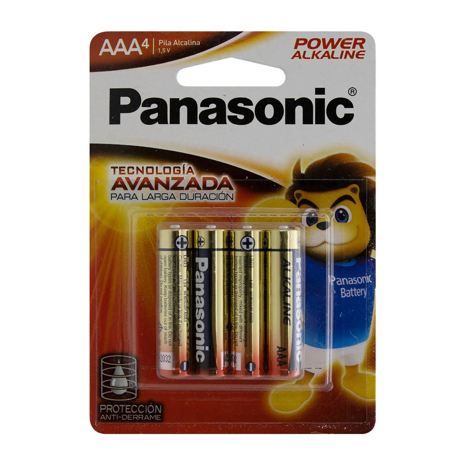 Bateria Alkalina Aaa Panasonic Blister 4 Unid