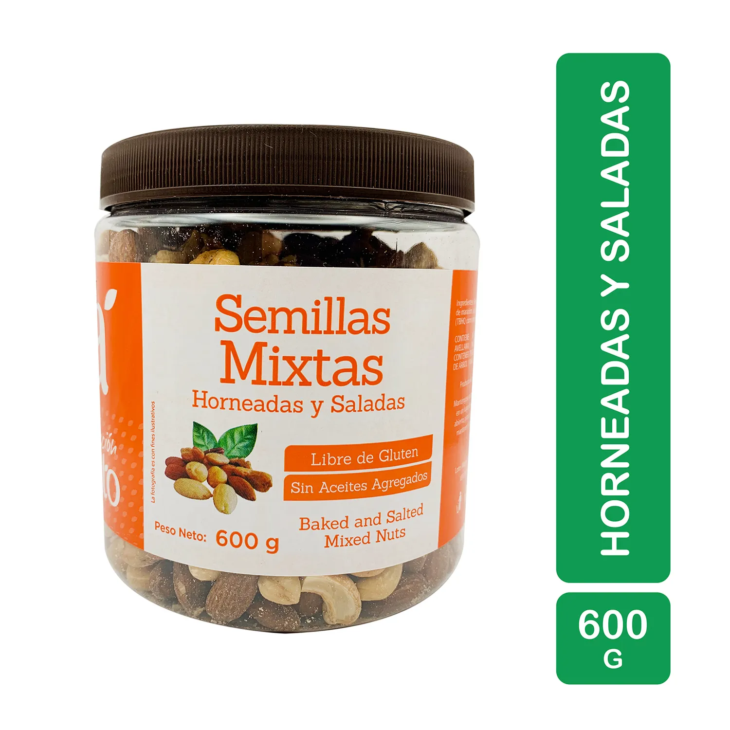 Semillas Mixtas Horneado Selección Auto Envase 600 G