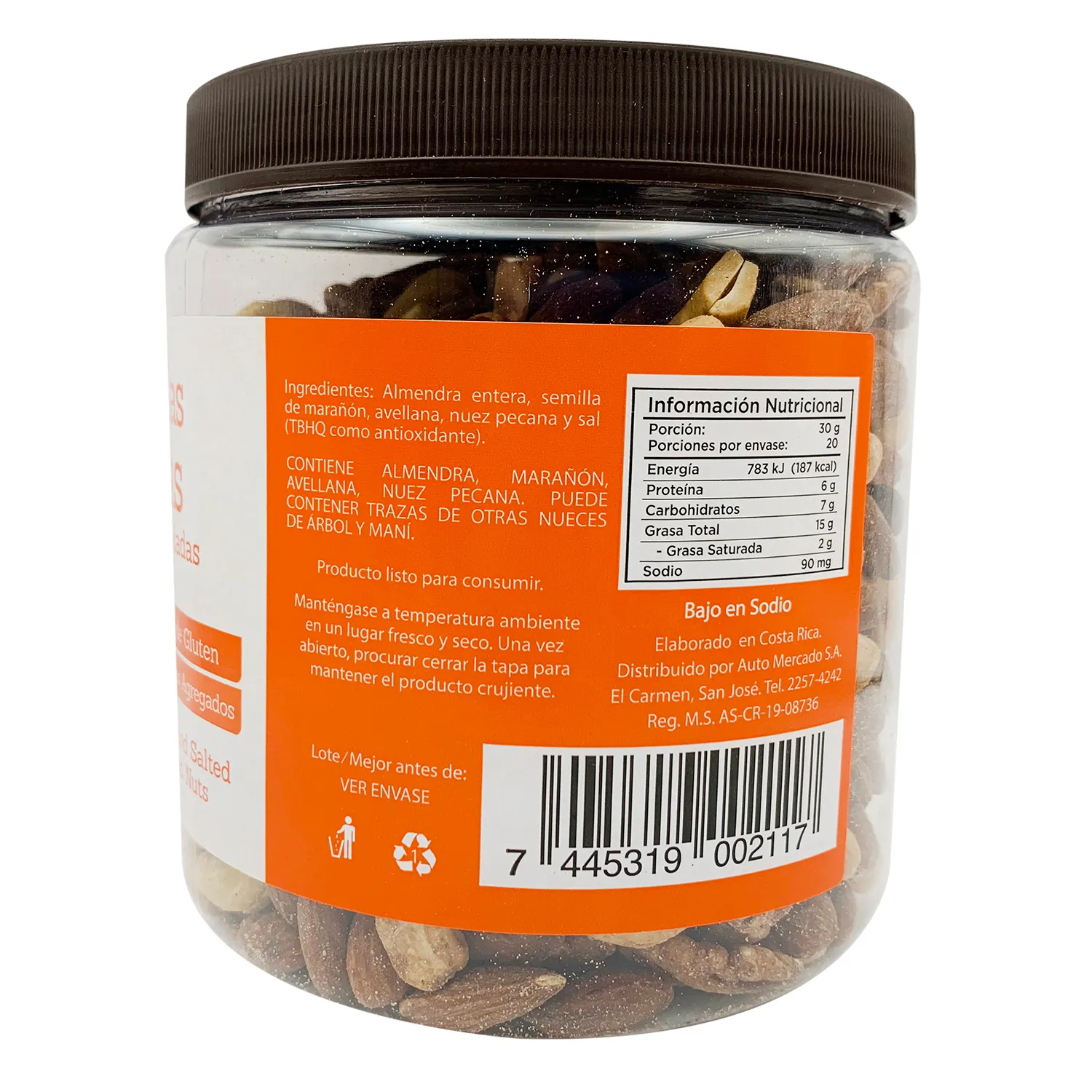 Semillas Mixtas Horneado Selección Auto Envase 600 G