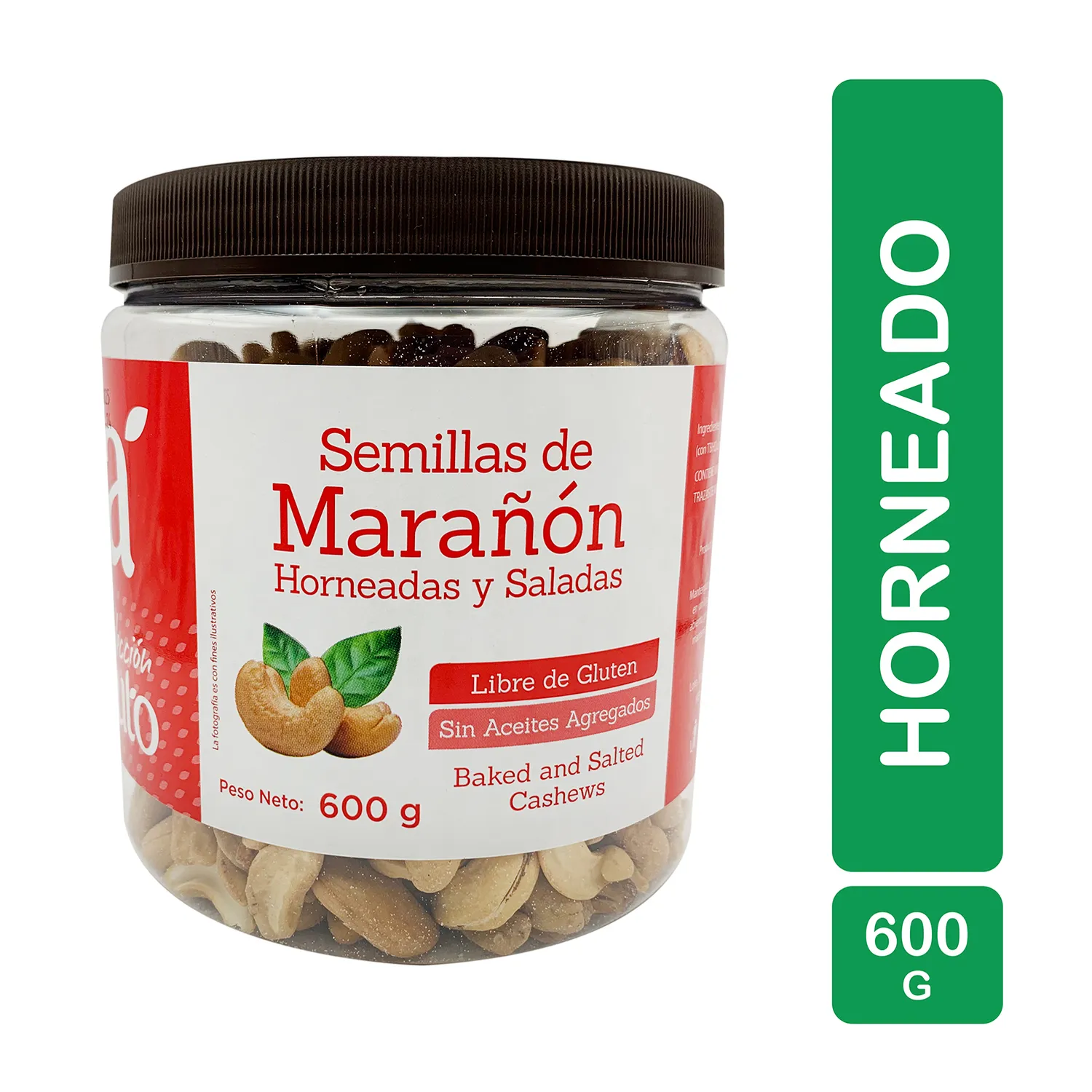 Marañon Horneado Selección Auto Envase 600 G Auto Mercado
