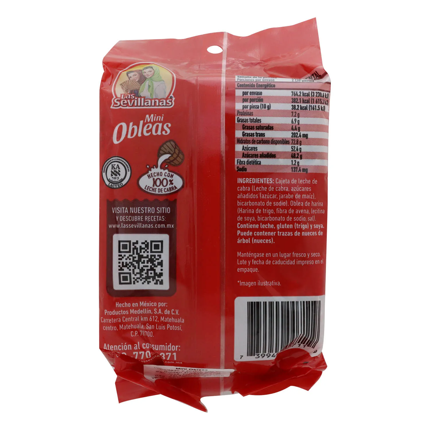 Mini Obleas Con Cajeta