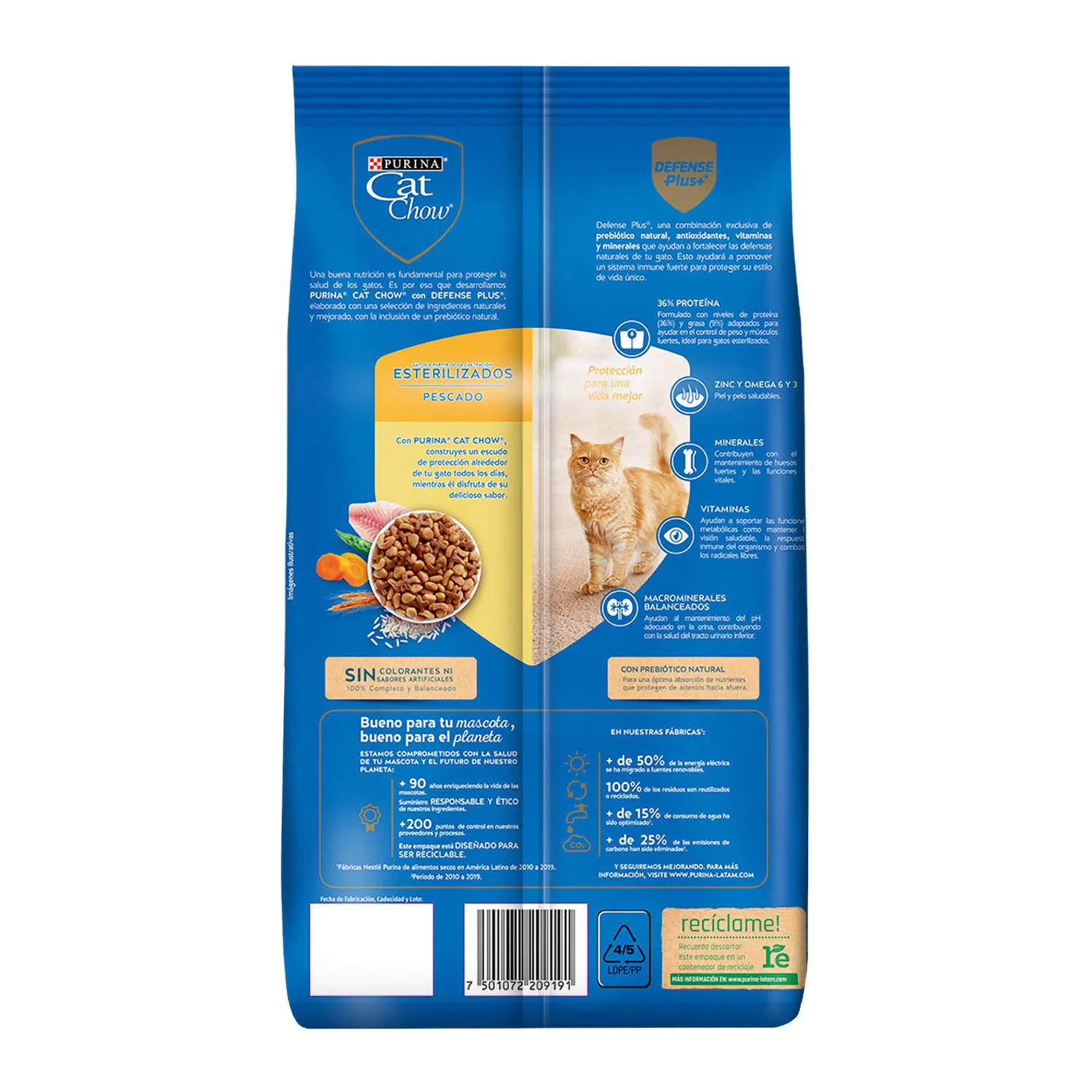 Alimento Gato Seco Adulto Esterilizado Purina Cat Chow