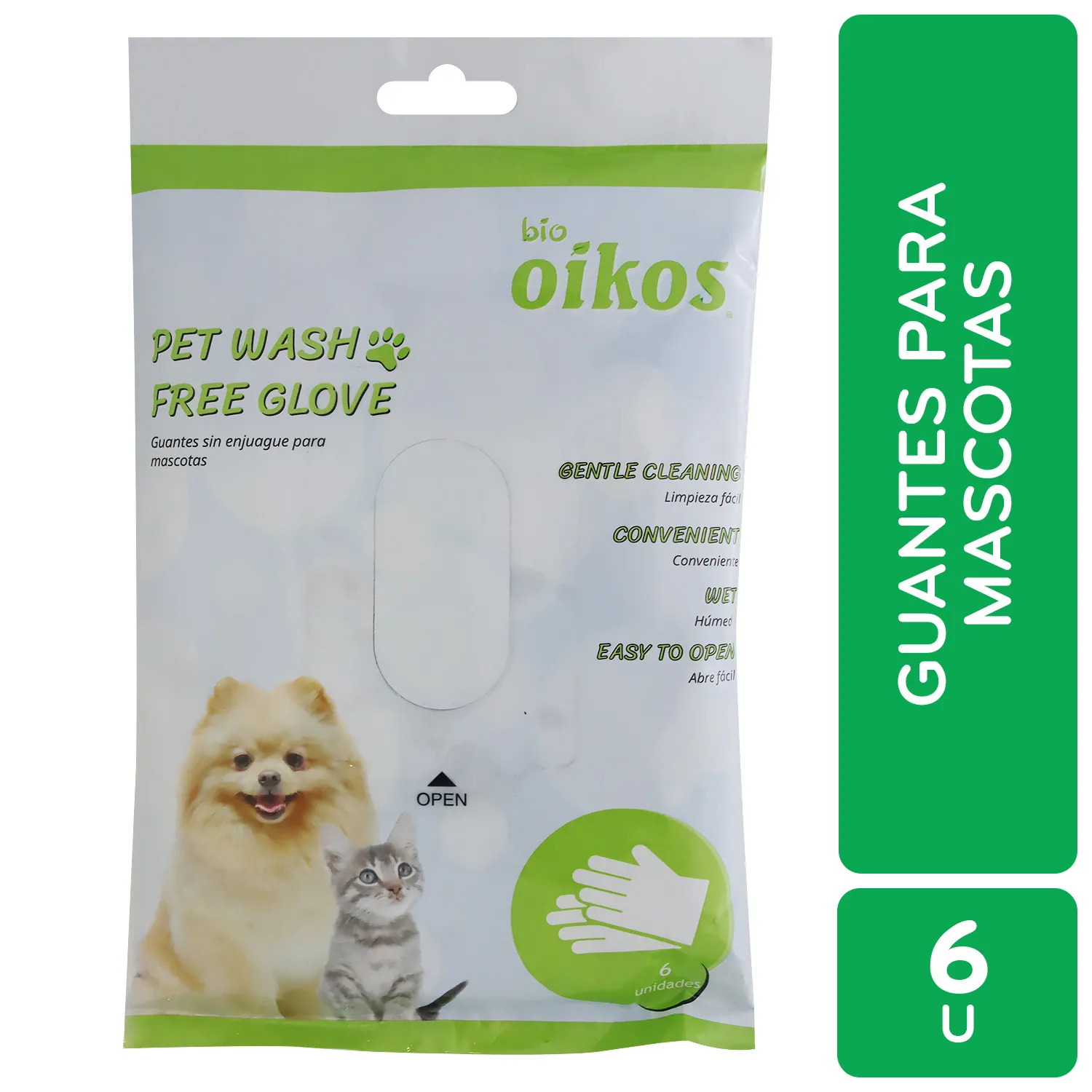Guante Baño En Seco Bio Oikos
