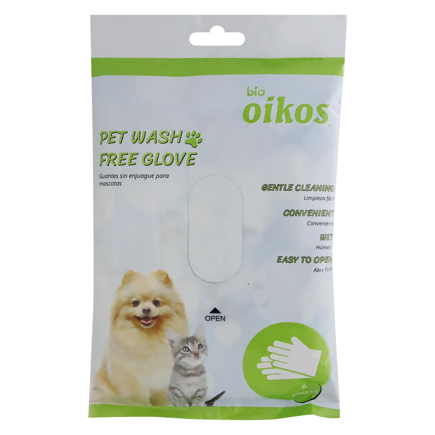 Guante Baño En Seco Bio Oikos
