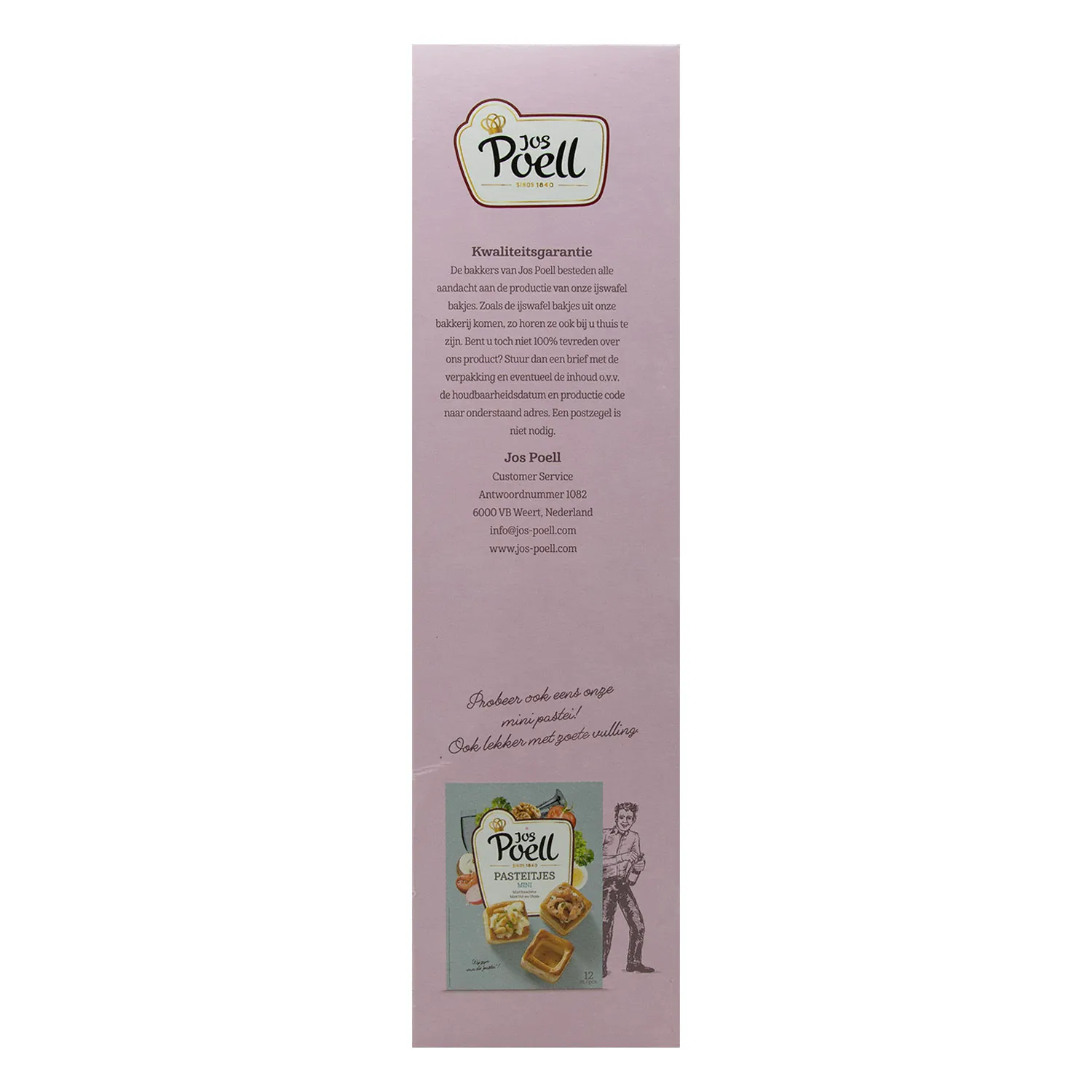 Cono Waffle Natural Jos Poell