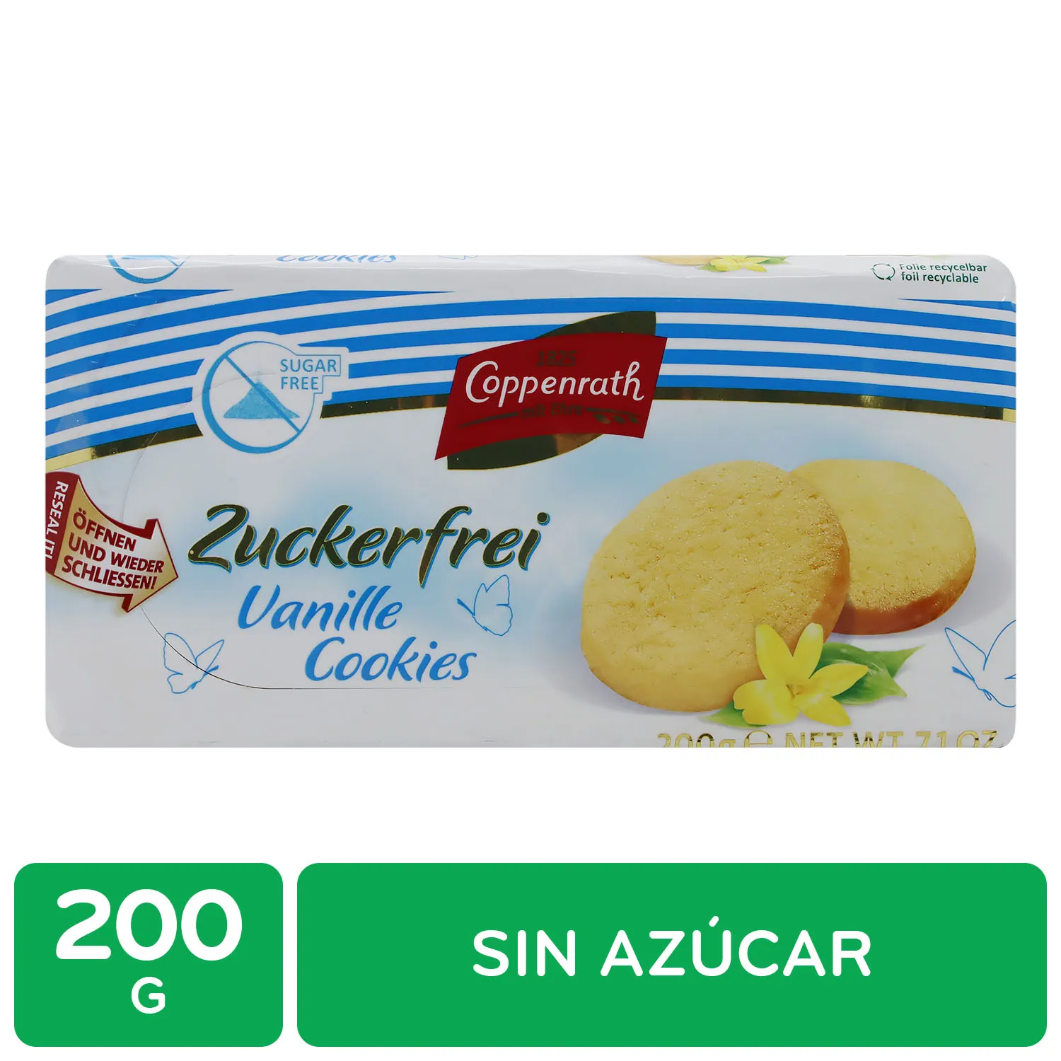 Galleta Dulce Vainilla Sin Azucar Copperanth