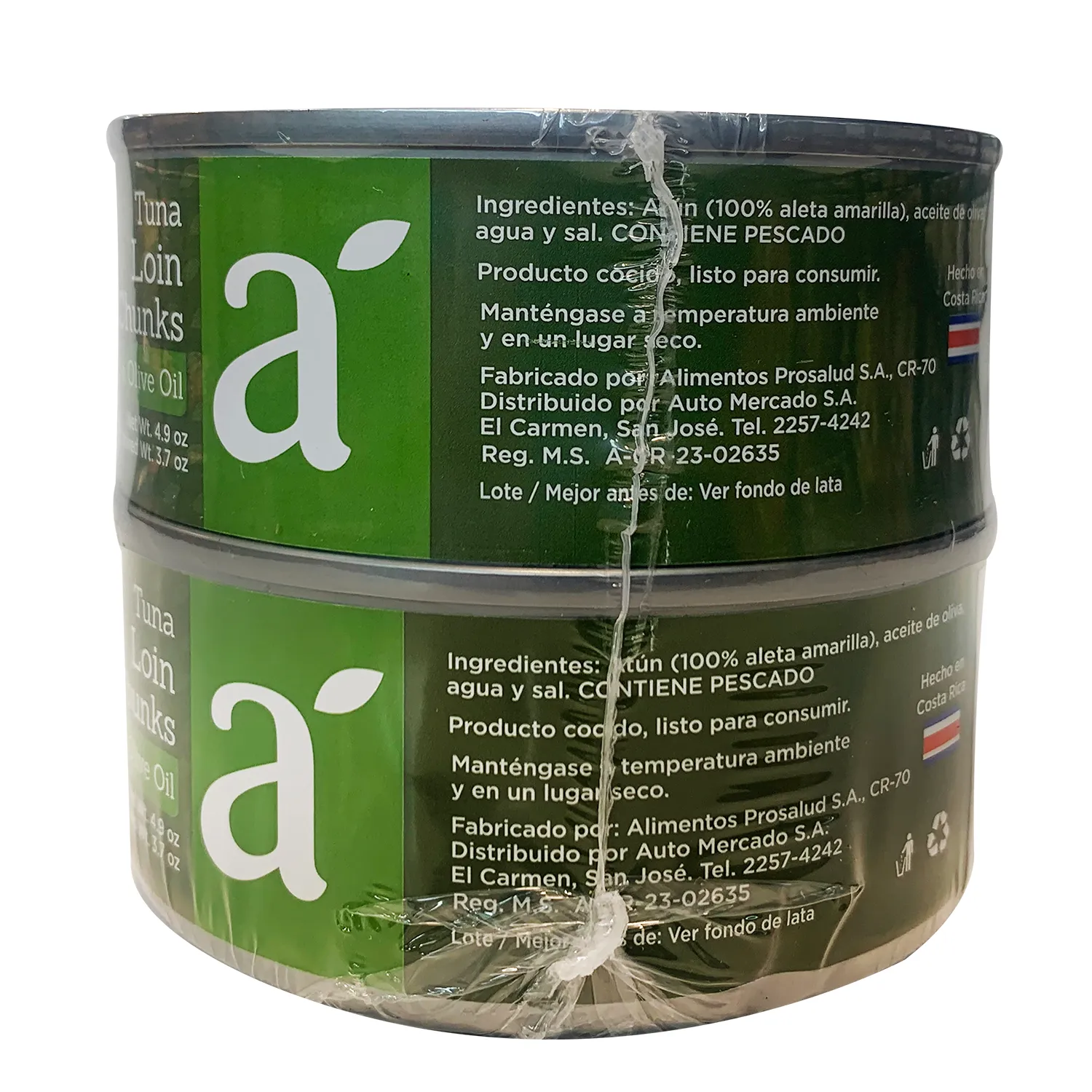 Atun Lomo Trozos Aceite Oliva 4u Selección Auto Paquete 560 G