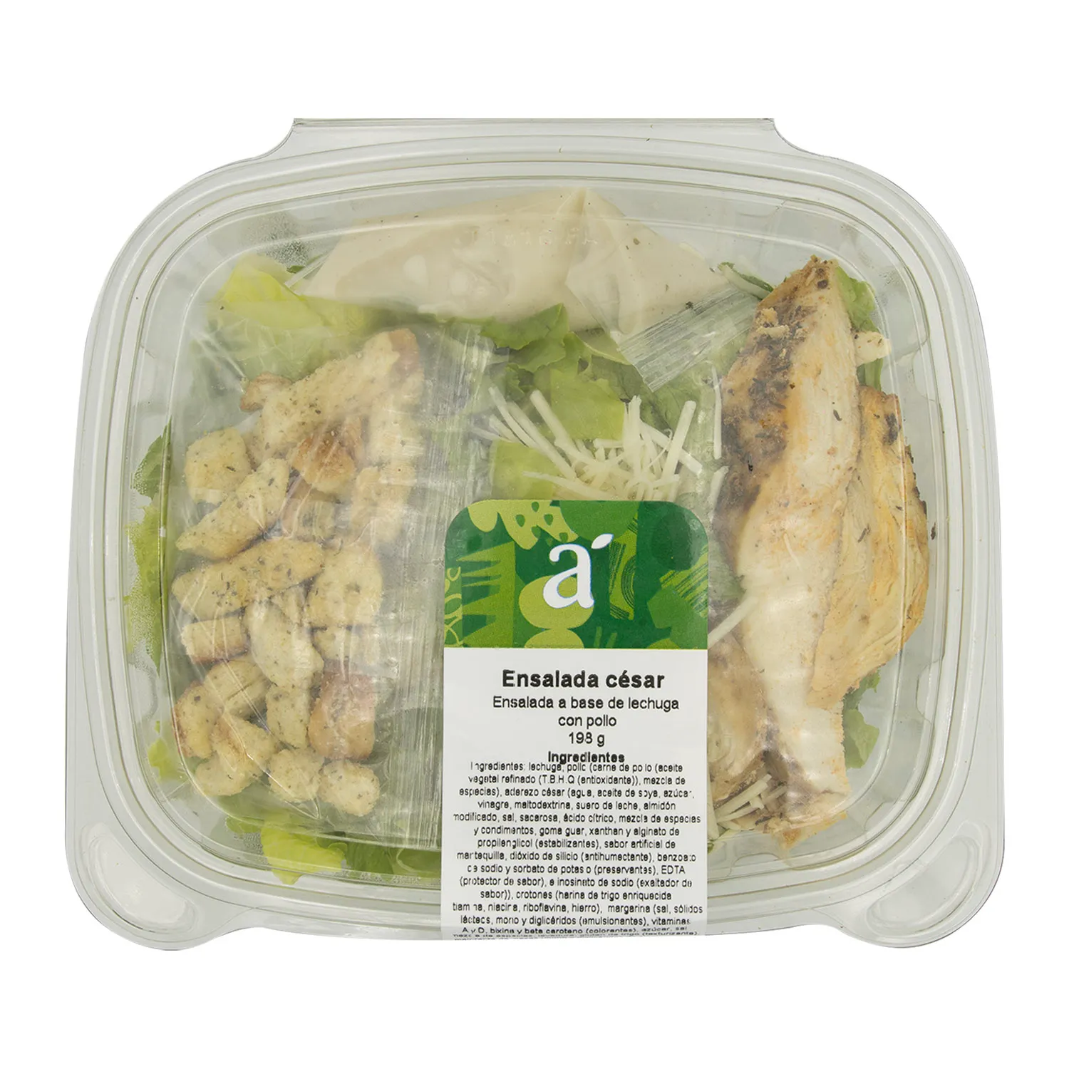Ensalada Cesar Con Pollo Auto Mercado Unidad 198 G