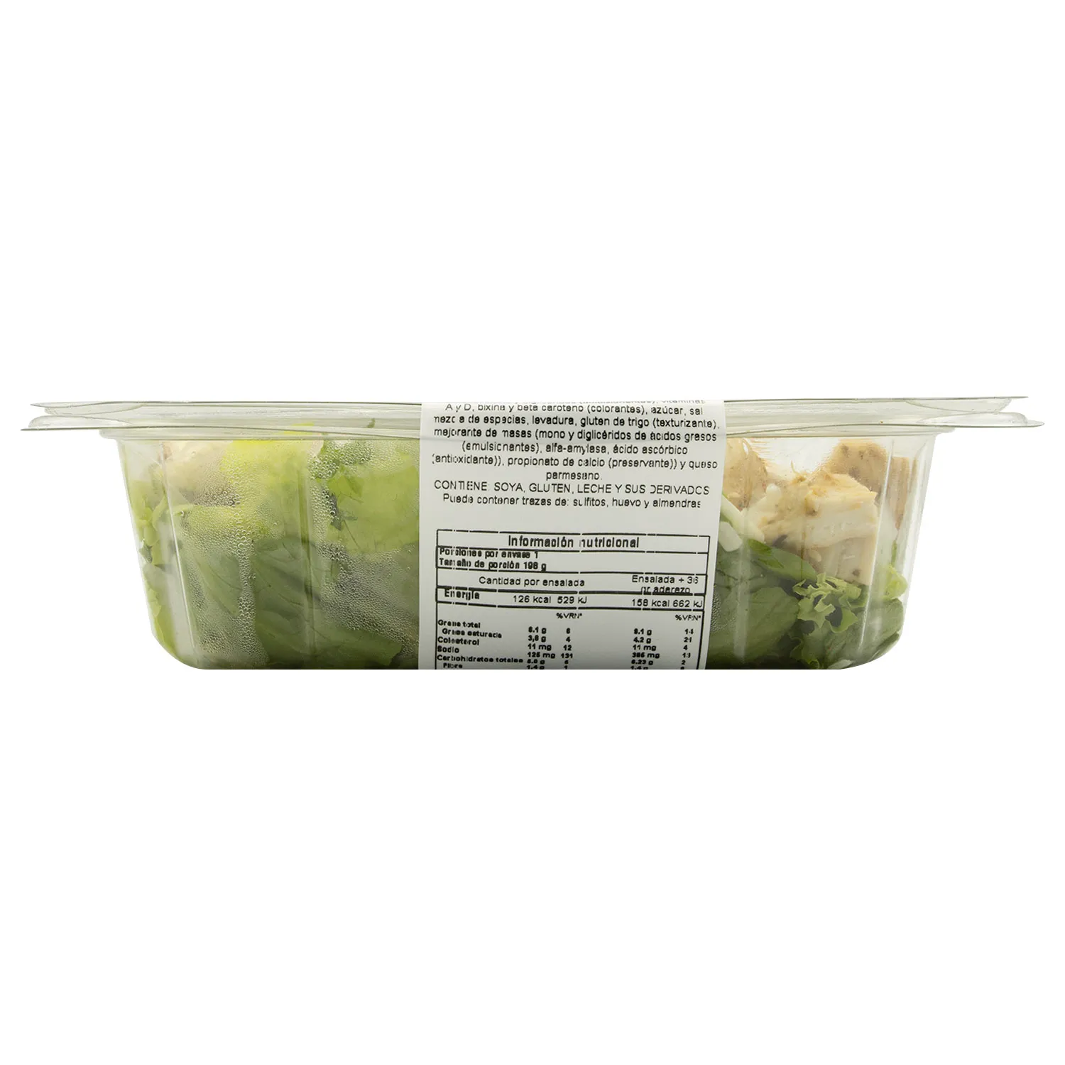 Ensalada Cesar Con Pollo Auto Mercado Unidad 198 G