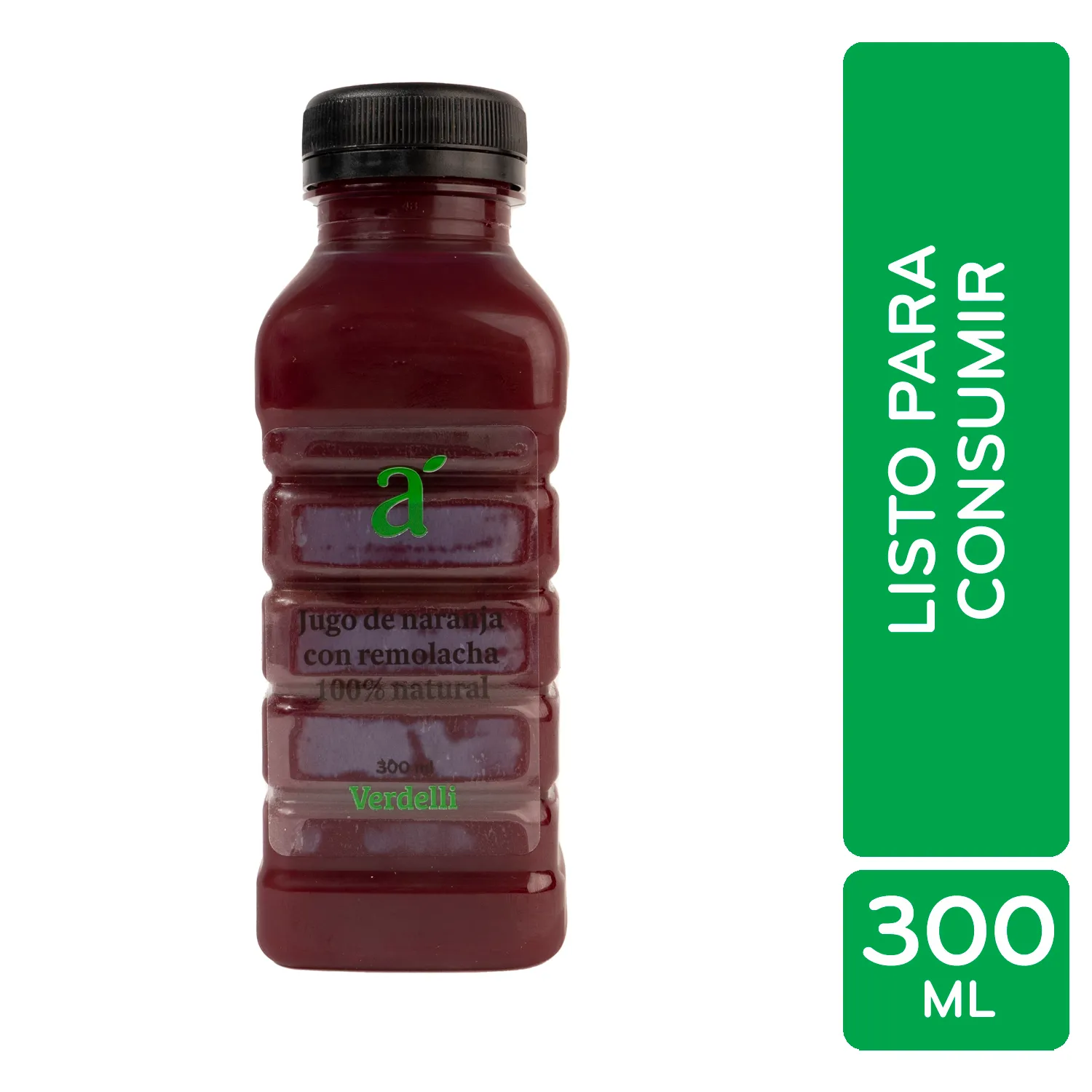 Jugo Naranja Remolacha Auto Mercado Envase 300 Ml