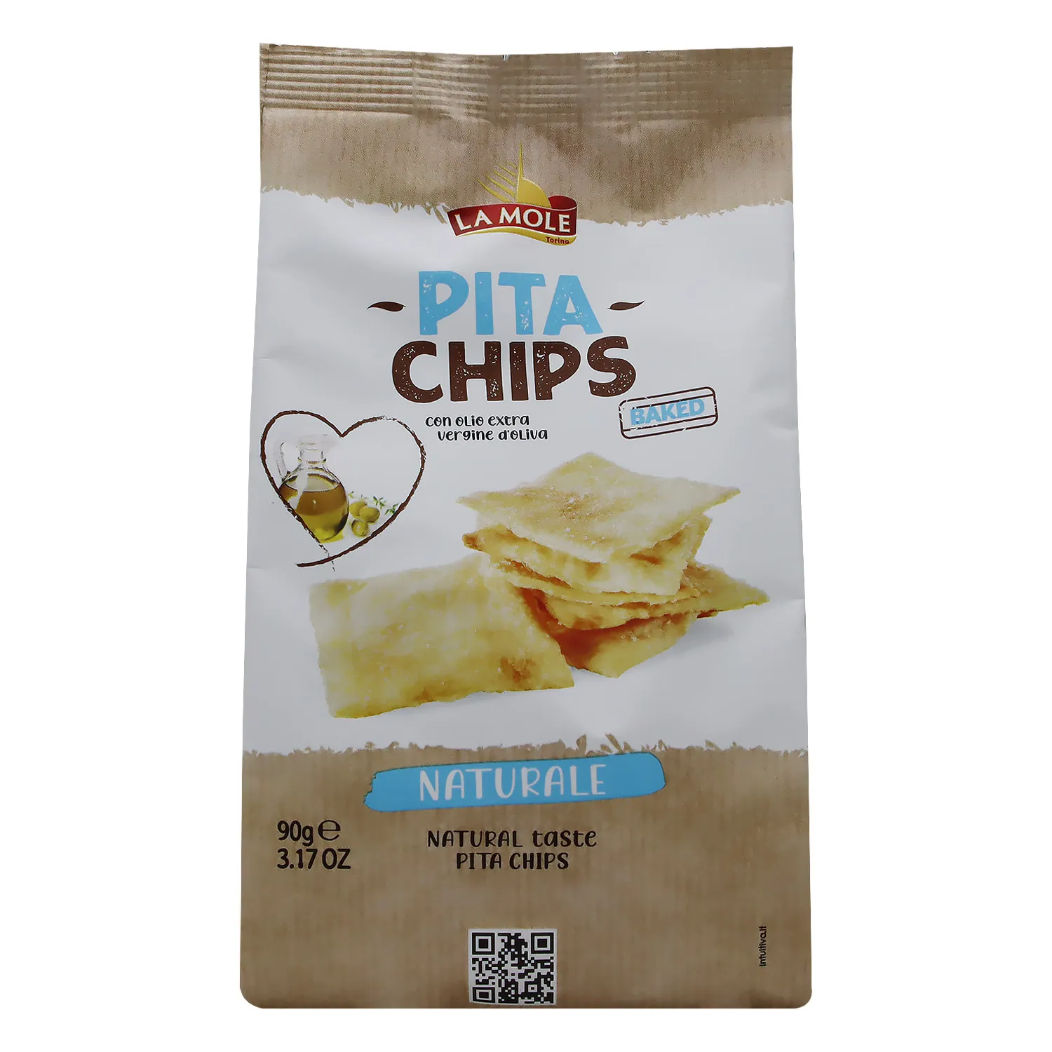 Bocadillo Pita Chips Natural La Mole