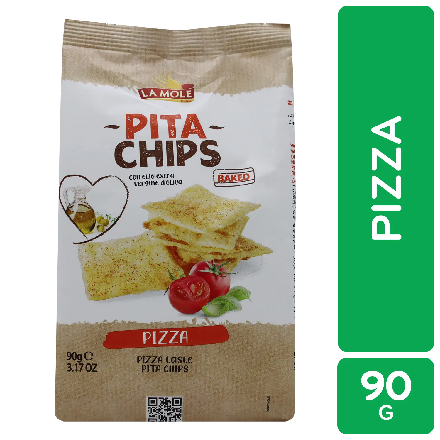 Bocadillo Pita  Chips Pizza La Mole