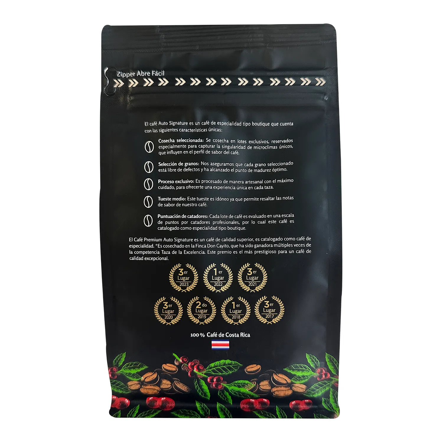 Café Molido Premium Tueste Medio Auto Signature Paquete 340 G