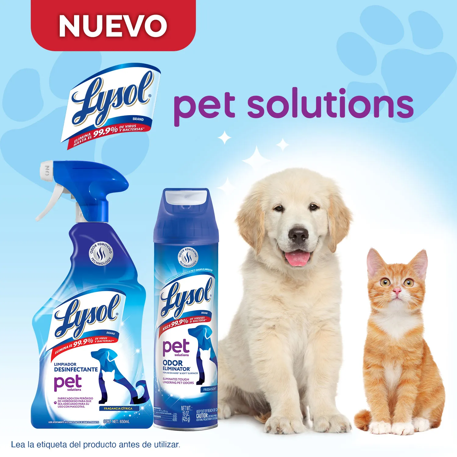 Desinfectante Aroma Cítrico Mascotas Lysol