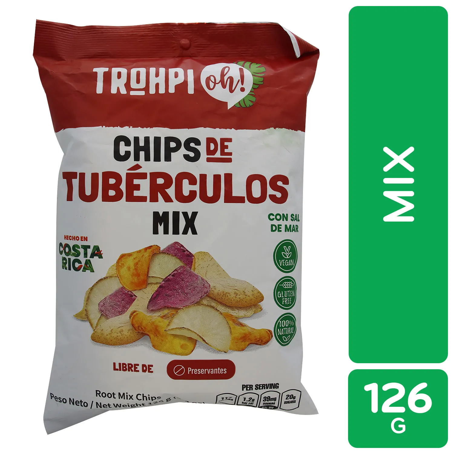 Bocadillo Mix Oh Tuberculos 126g Trohpi