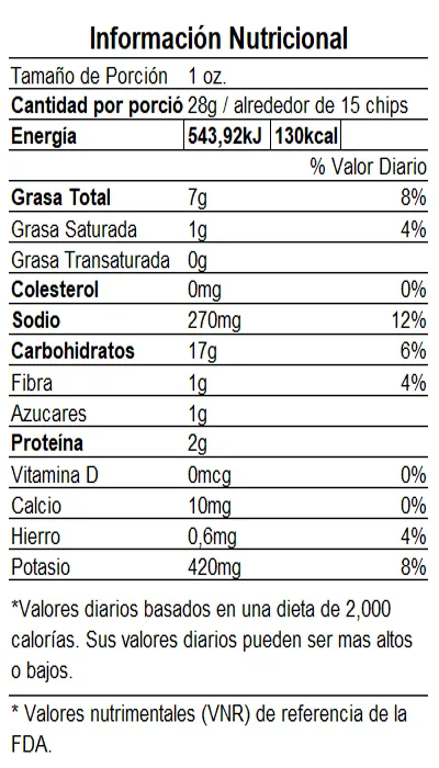 Papa Tostada Sal Vinagre Uglies