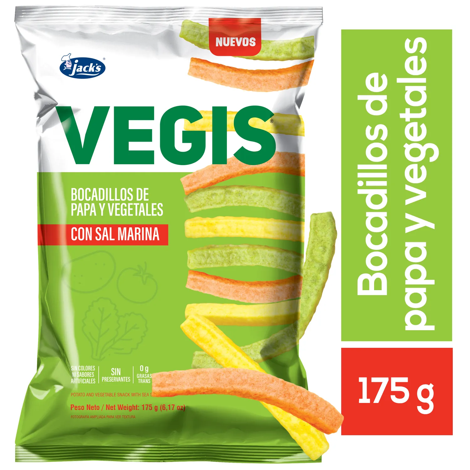 Bocadillo Palito Vegis Jacks