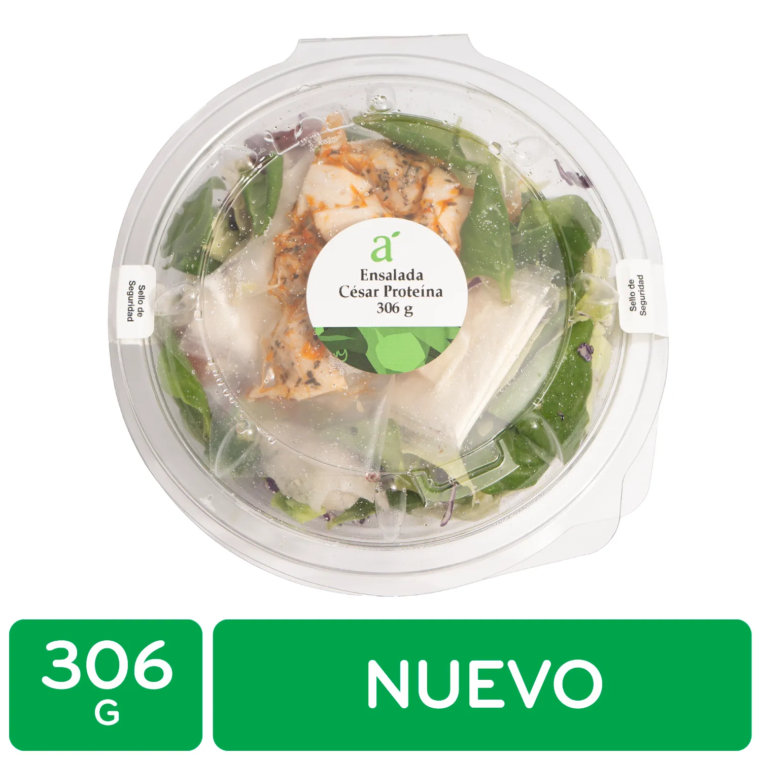 Ensalada Personal Cesar Proteina Auto Mercado Bandeja 306 G