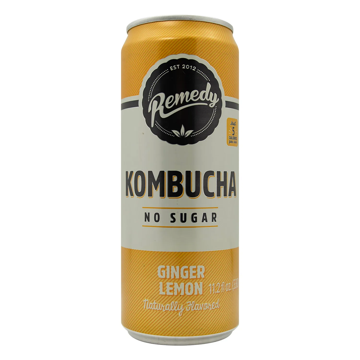 Bebida Kombucha Sin Azucar Jengibre Limon Remedy