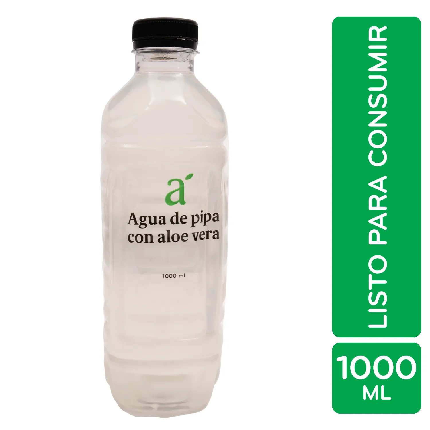 Agua De Pipa Con Sabila Auto Mercado Envase 1000 Ml