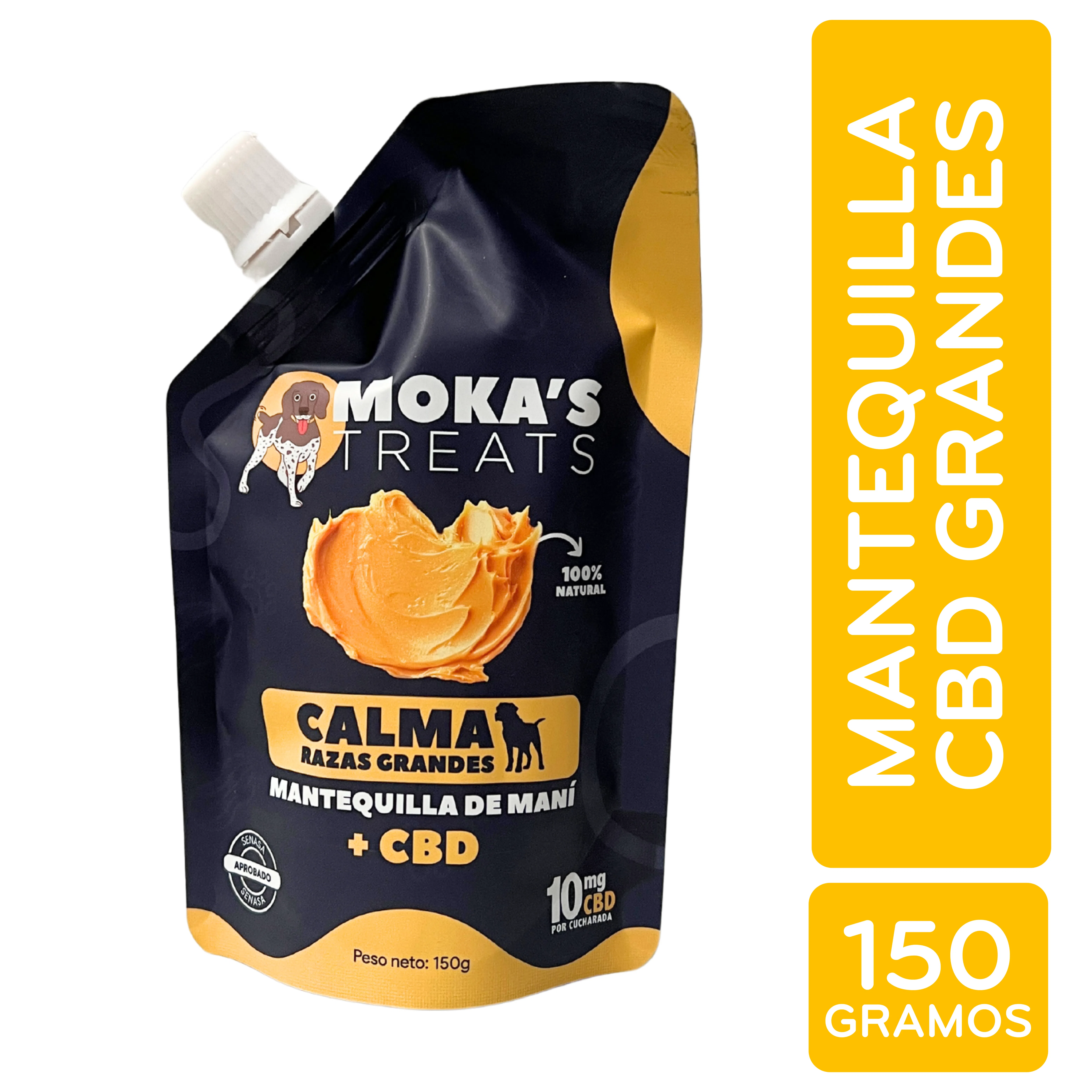 Bocadillo Perro Manteq. Maní Cbd Mokas Treats