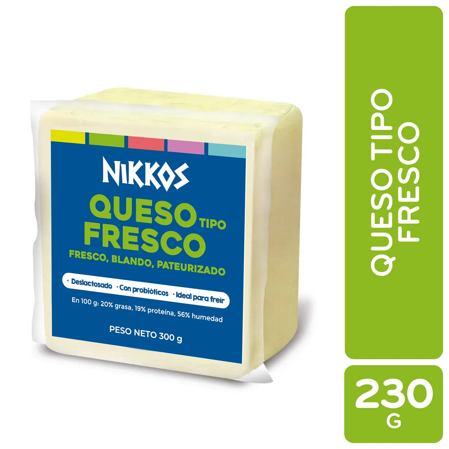 Queso Fresco Deslactosado Nikkos