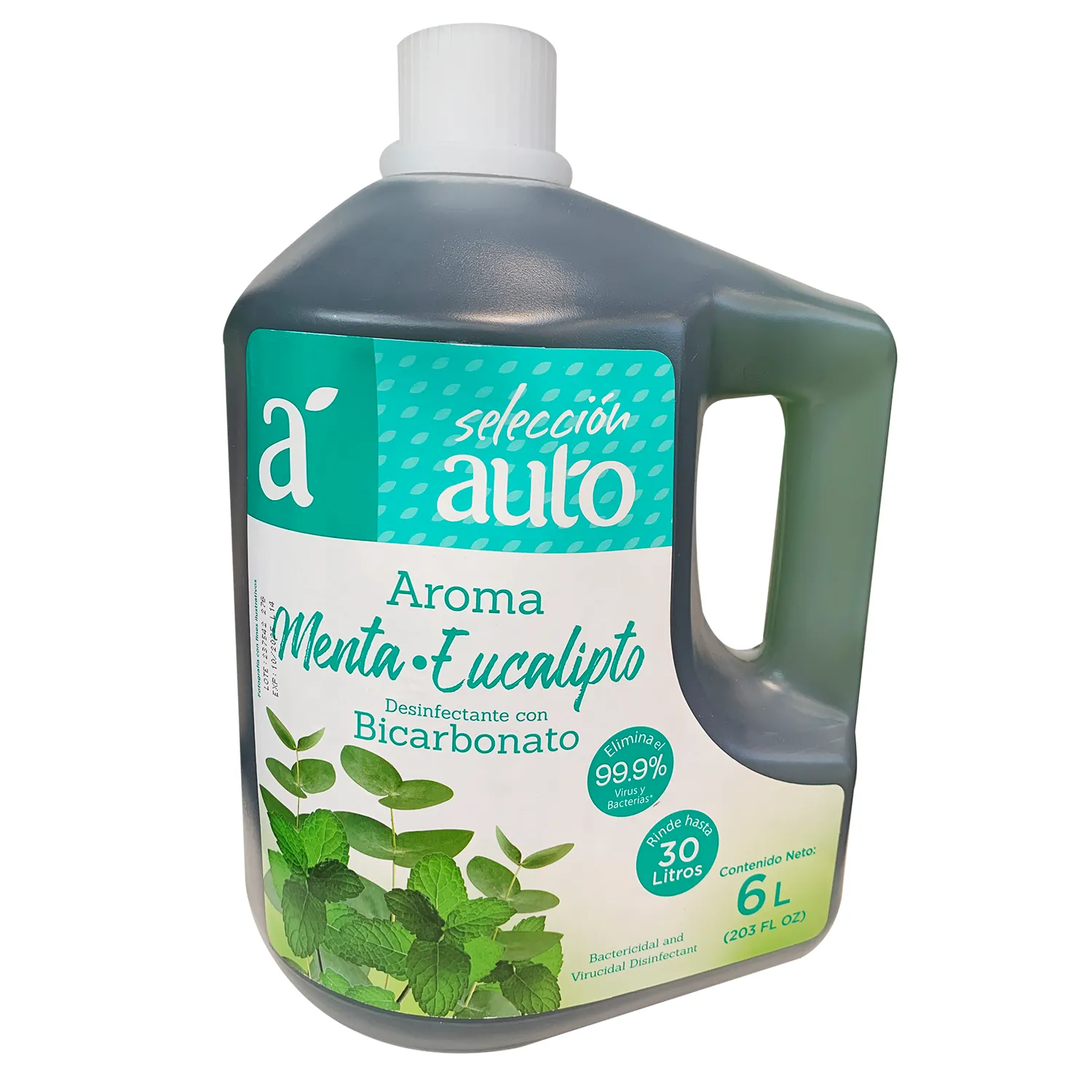 Desinfectante Liquido Menta Eucalipto Selección Auto Envase 6000 Ml