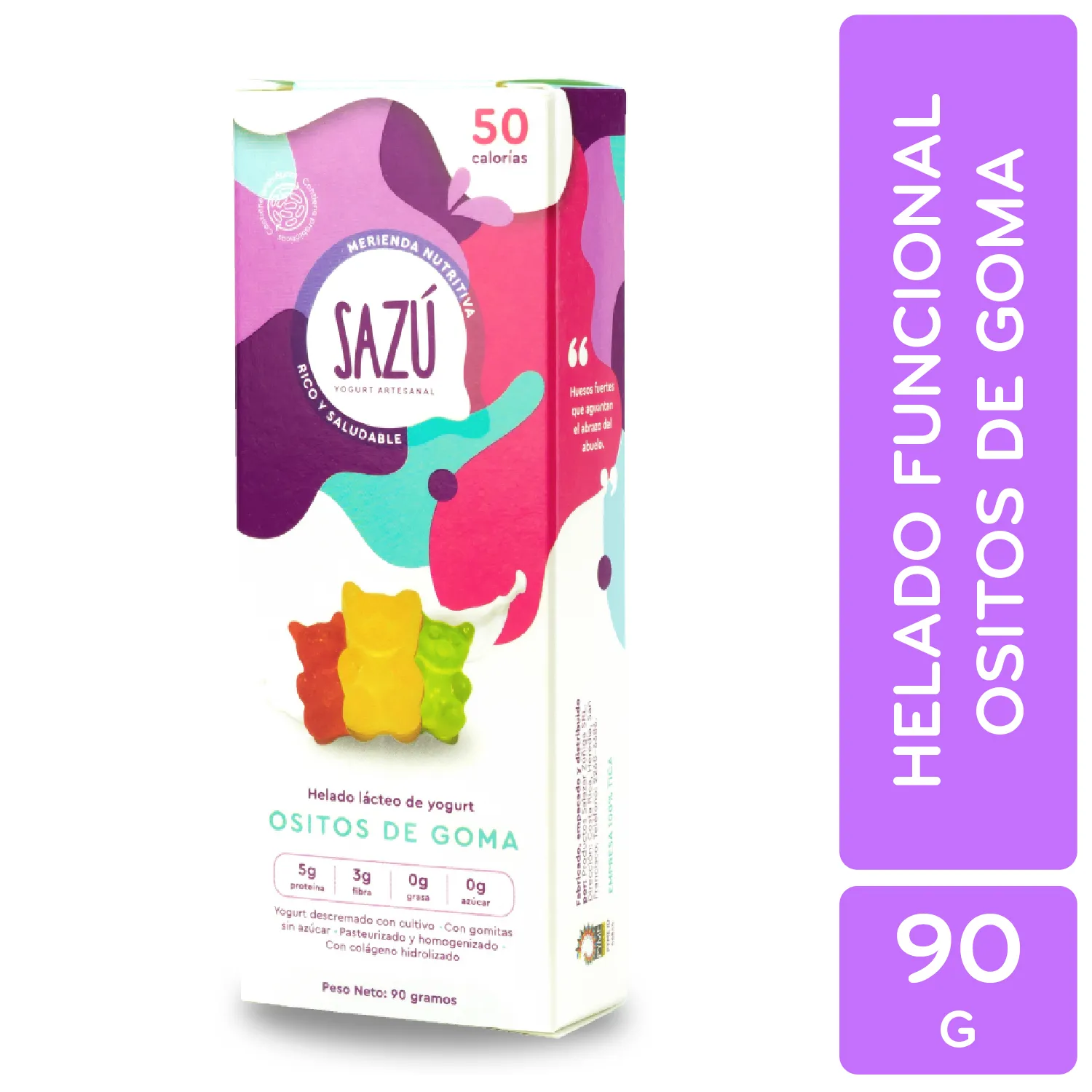 Paleta Yogurt Ositos De Goma Sazu