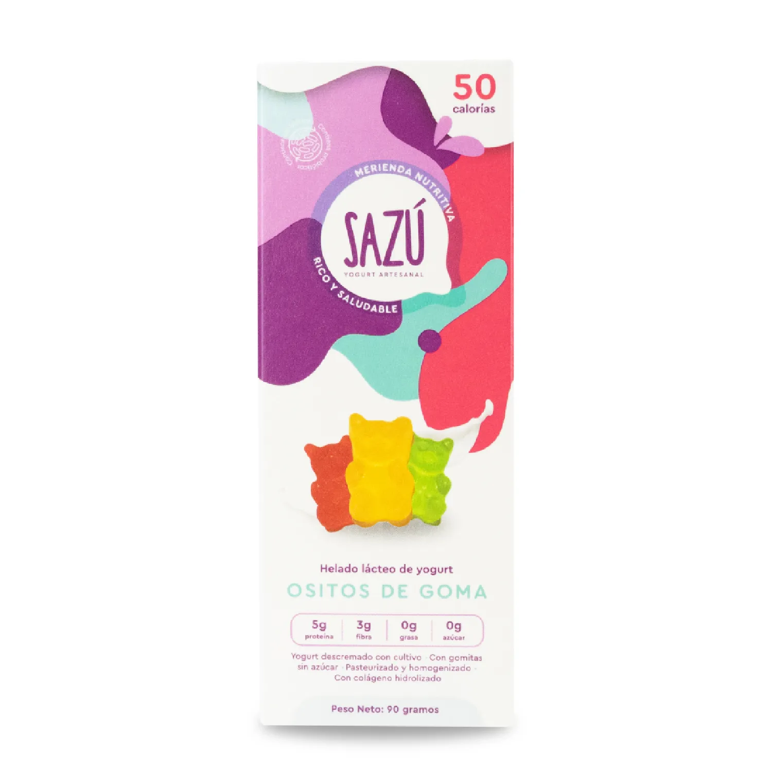 Paleta Yogurt Ositos De Goma Sazu