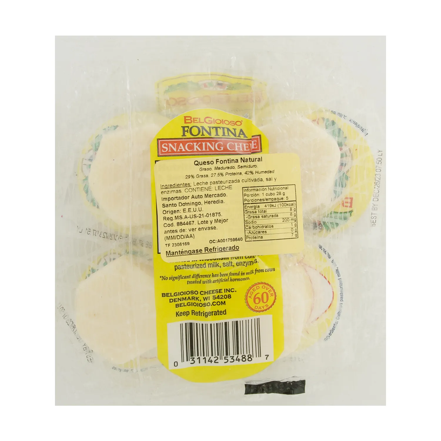 Queso Fontina Mini Belgioioso