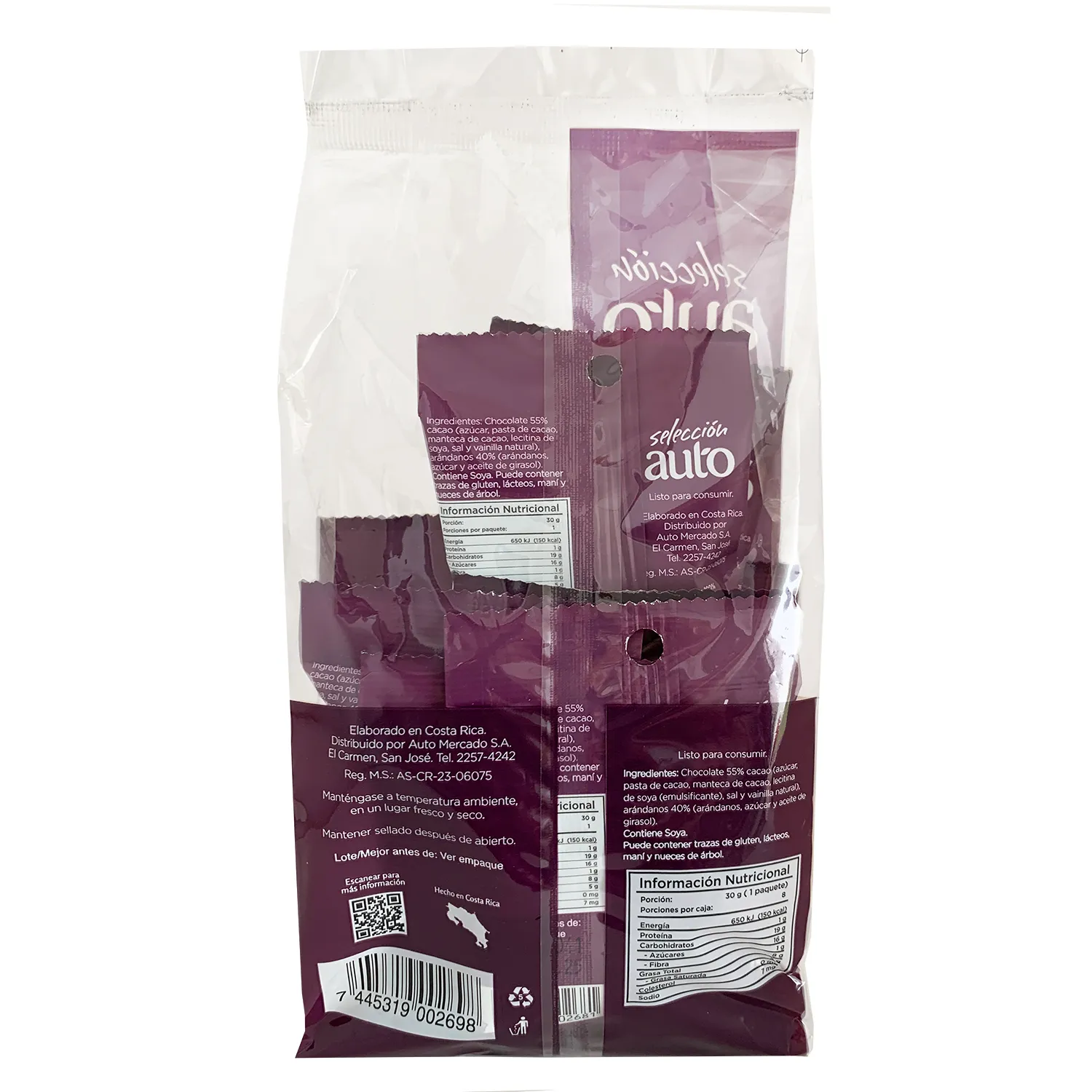 Arandano Con Chocolate Selección Auto Caja 240 G