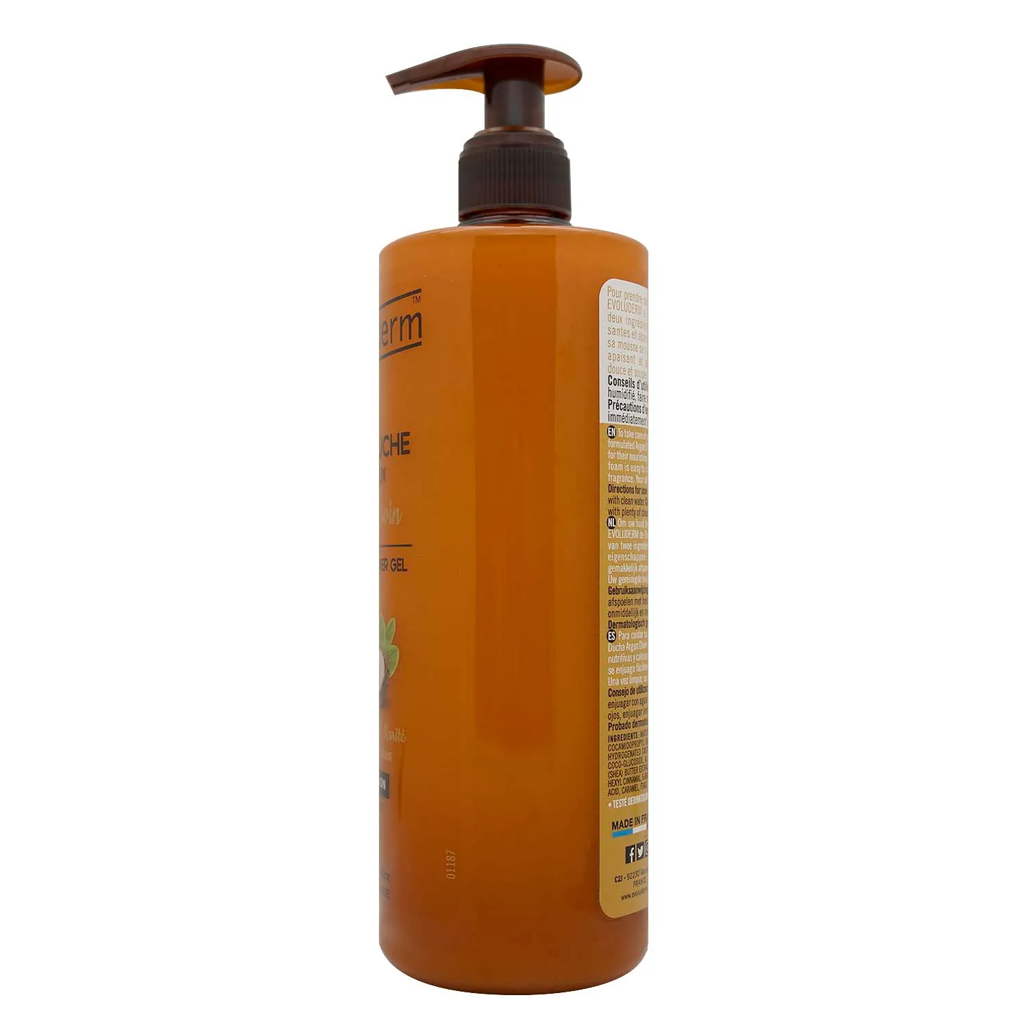 Gel Bano Hidratante Argan Karite Aciete Almendra Evoluderm