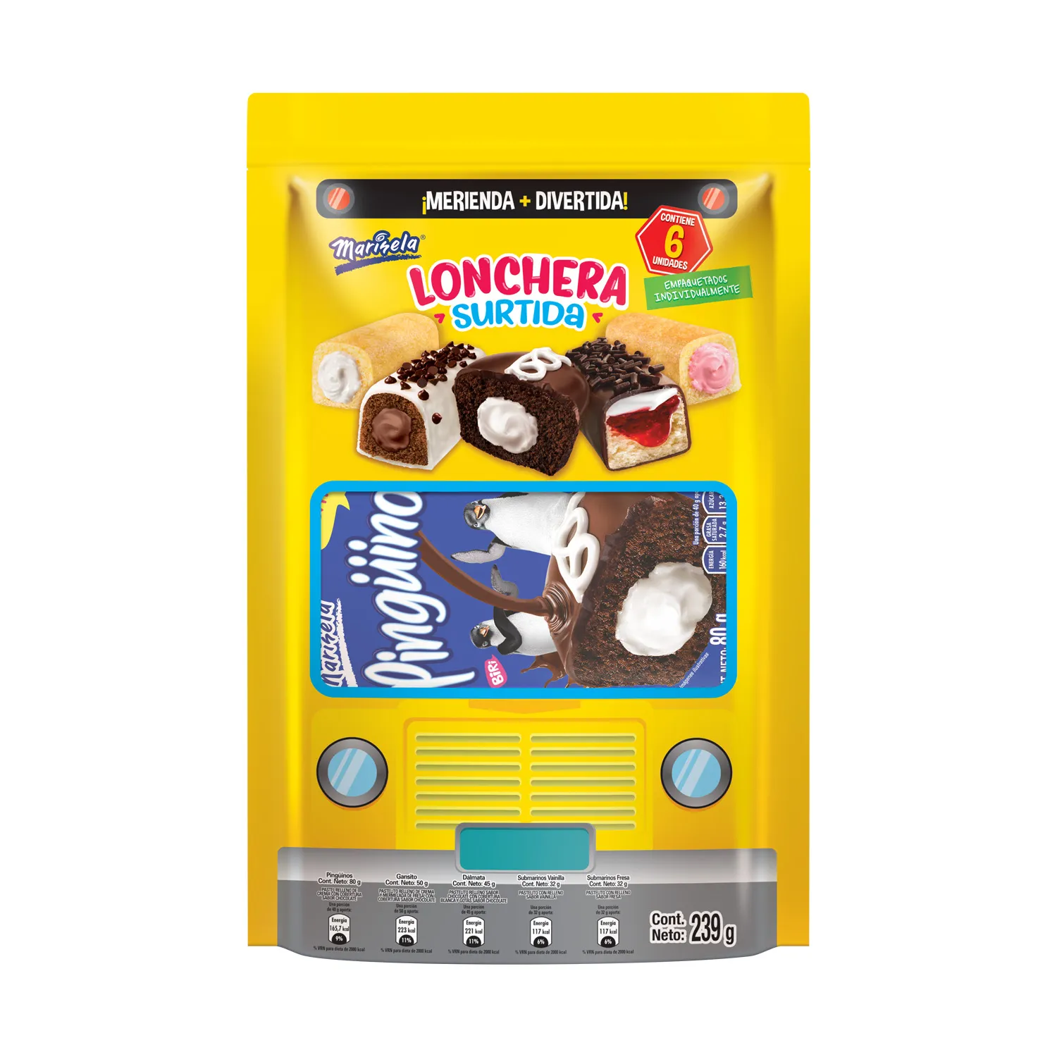 Lonchera Pastelitos Marinela