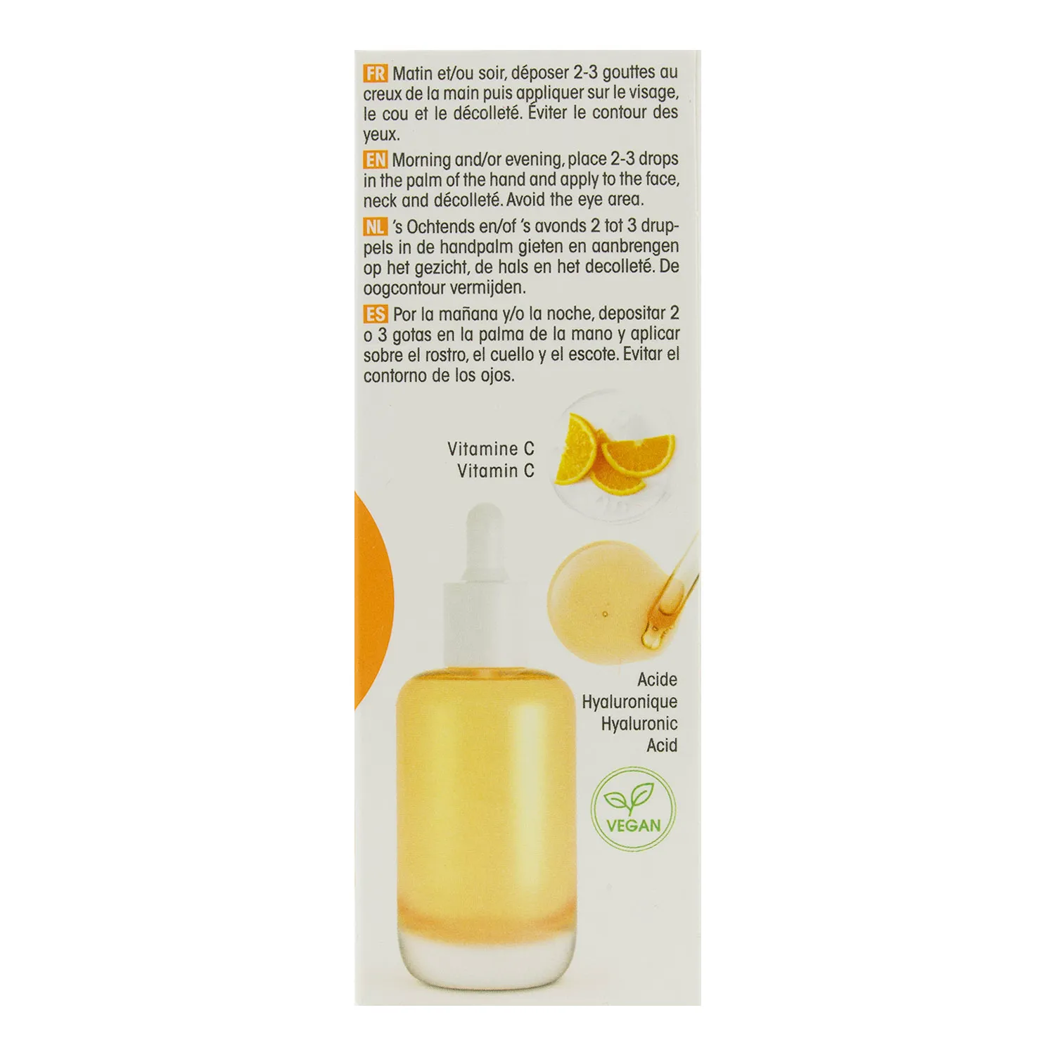 Suero Facial Vitamina C Acido Hialuronico Evoluderm