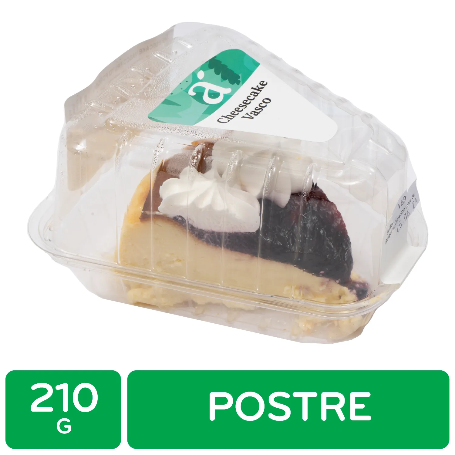 Cheesecake Vasco Fruto Porción Auto Mercado Empaque 210 G