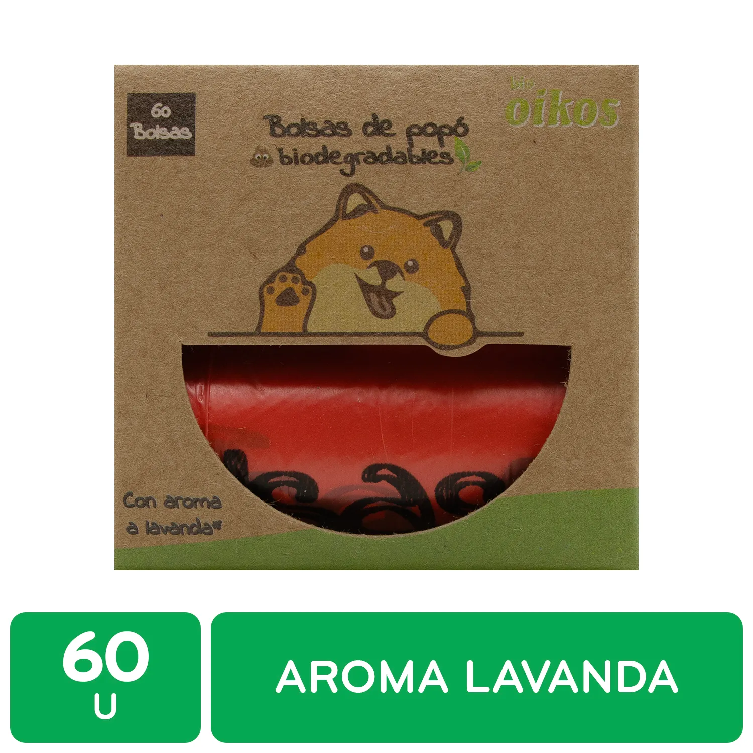 Bolsa Desechos Eco Aroma Lavanda Bio Oikos Caja 60 Unid