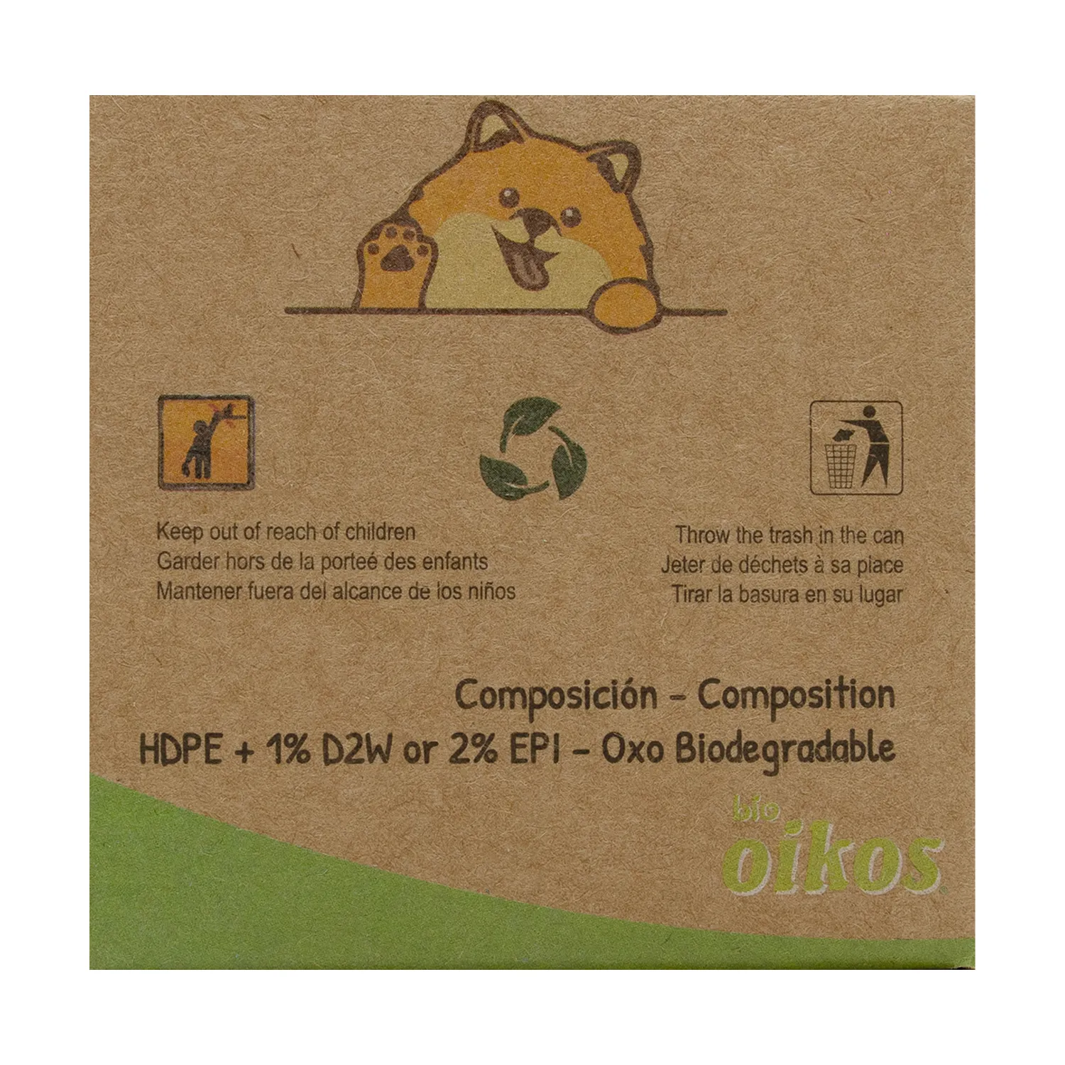 Bolsa Desechos Eco Aroma Lavanda Bio Oikos Caja 60 Unid